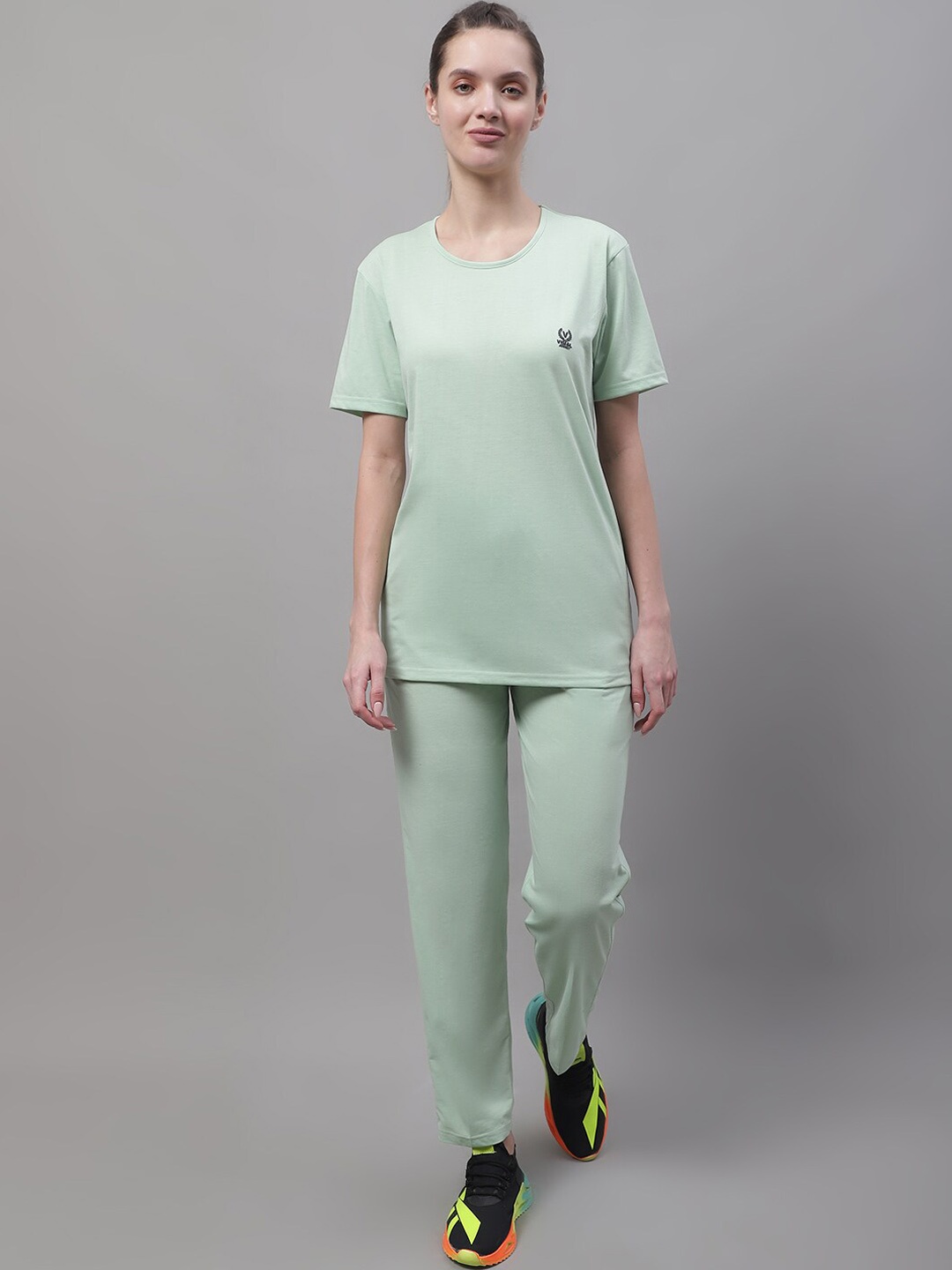 

MACK JONNEY Brand Logo Printed Co-Ord Set, Green