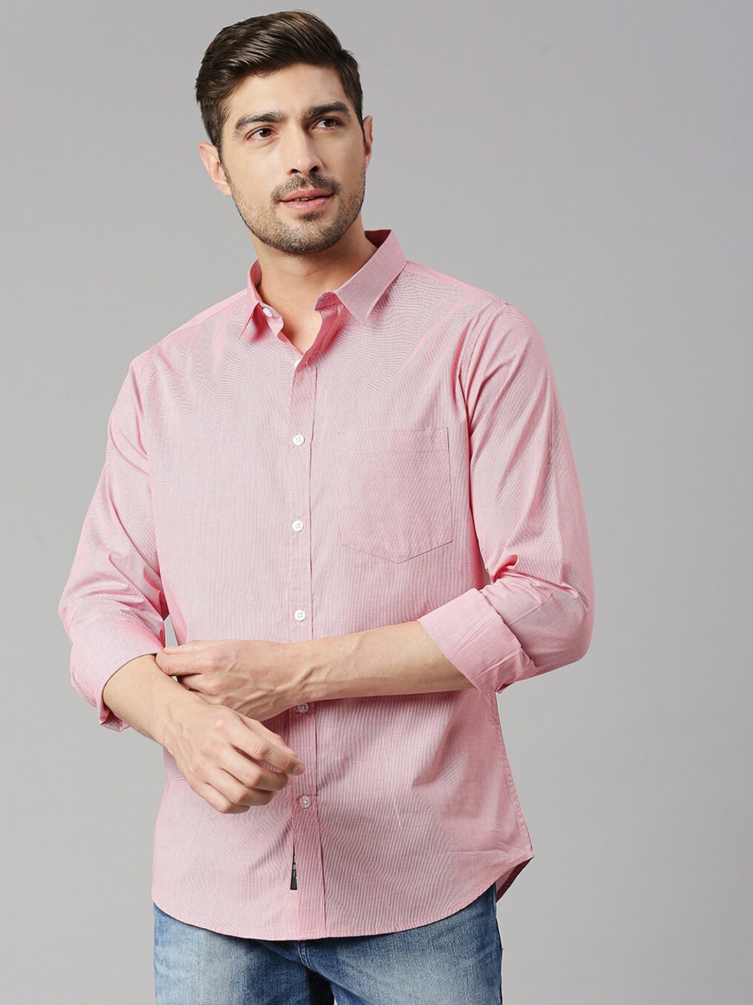 

Thomas Scott Classic Slim Fit Casual Shirt, Red