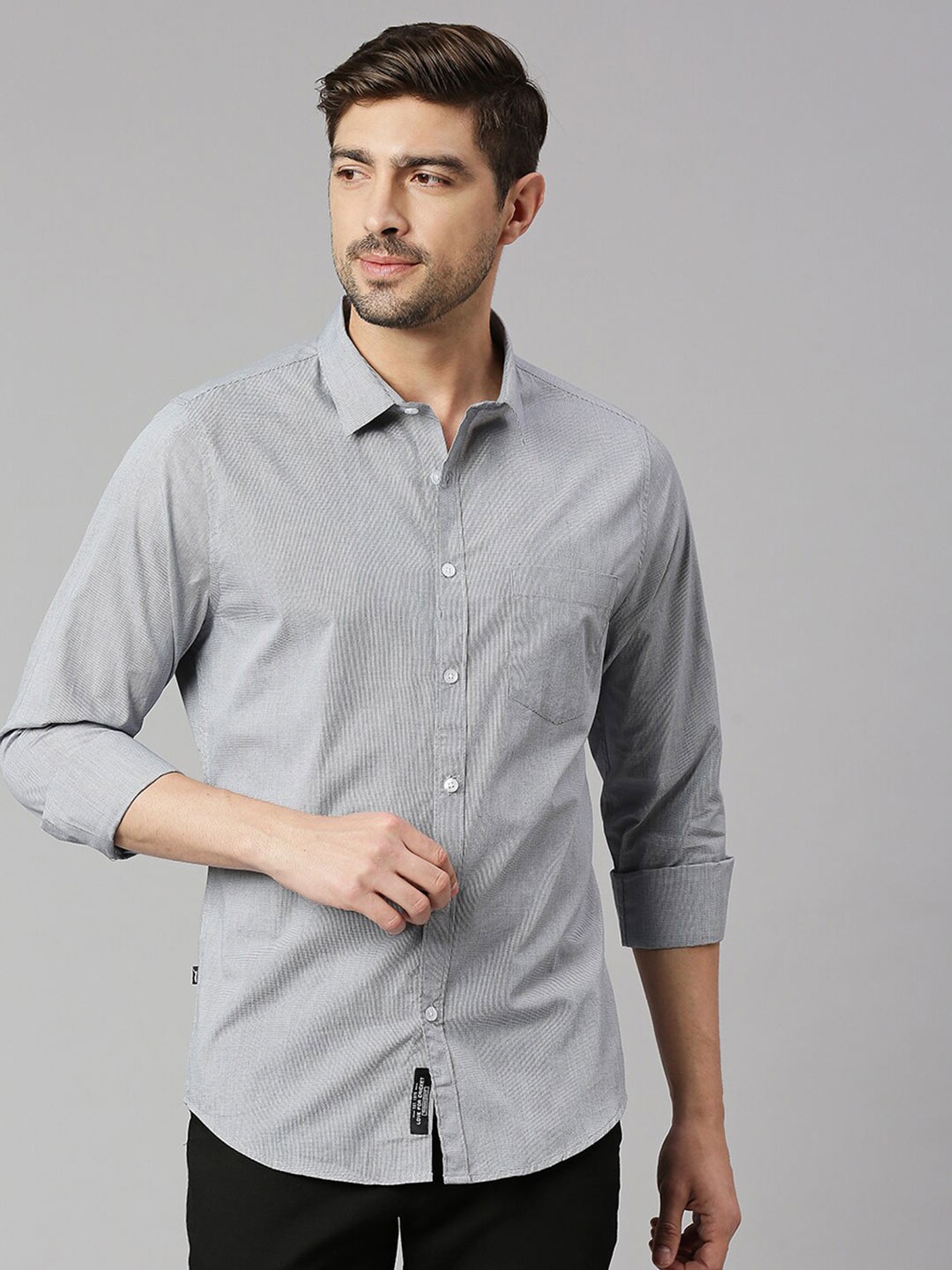 

Thomas Scott Classic Slim Fit Casual Shirt, Navy blue