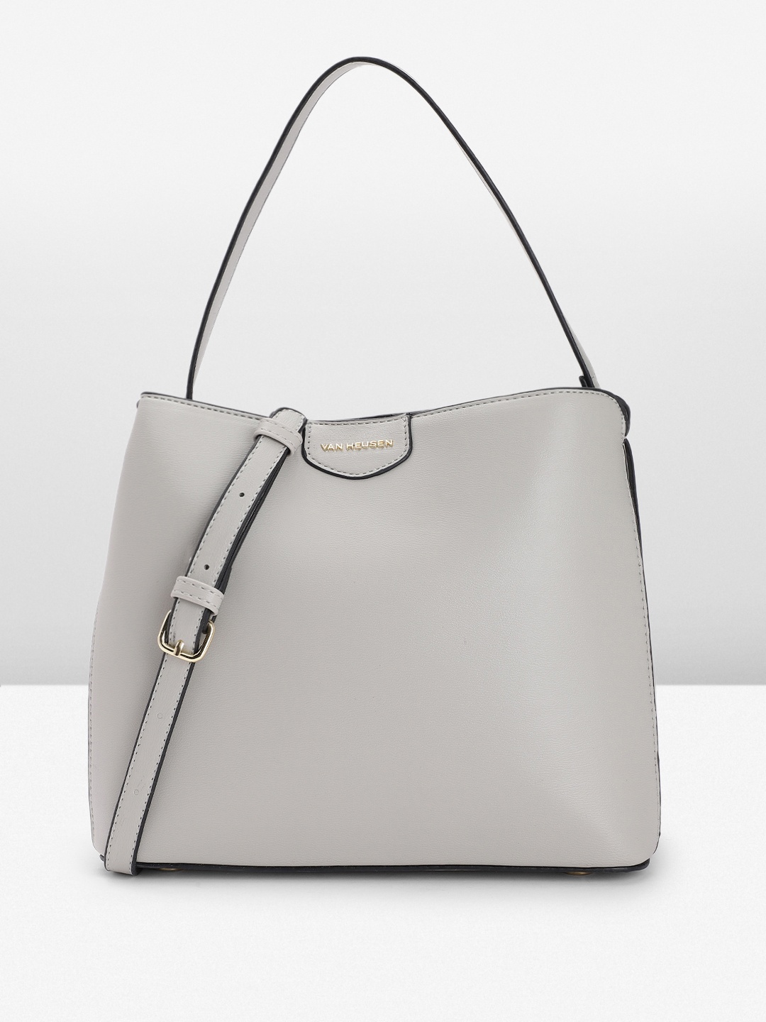 

Van Heusen Women Solid Handheld Bag, Grey