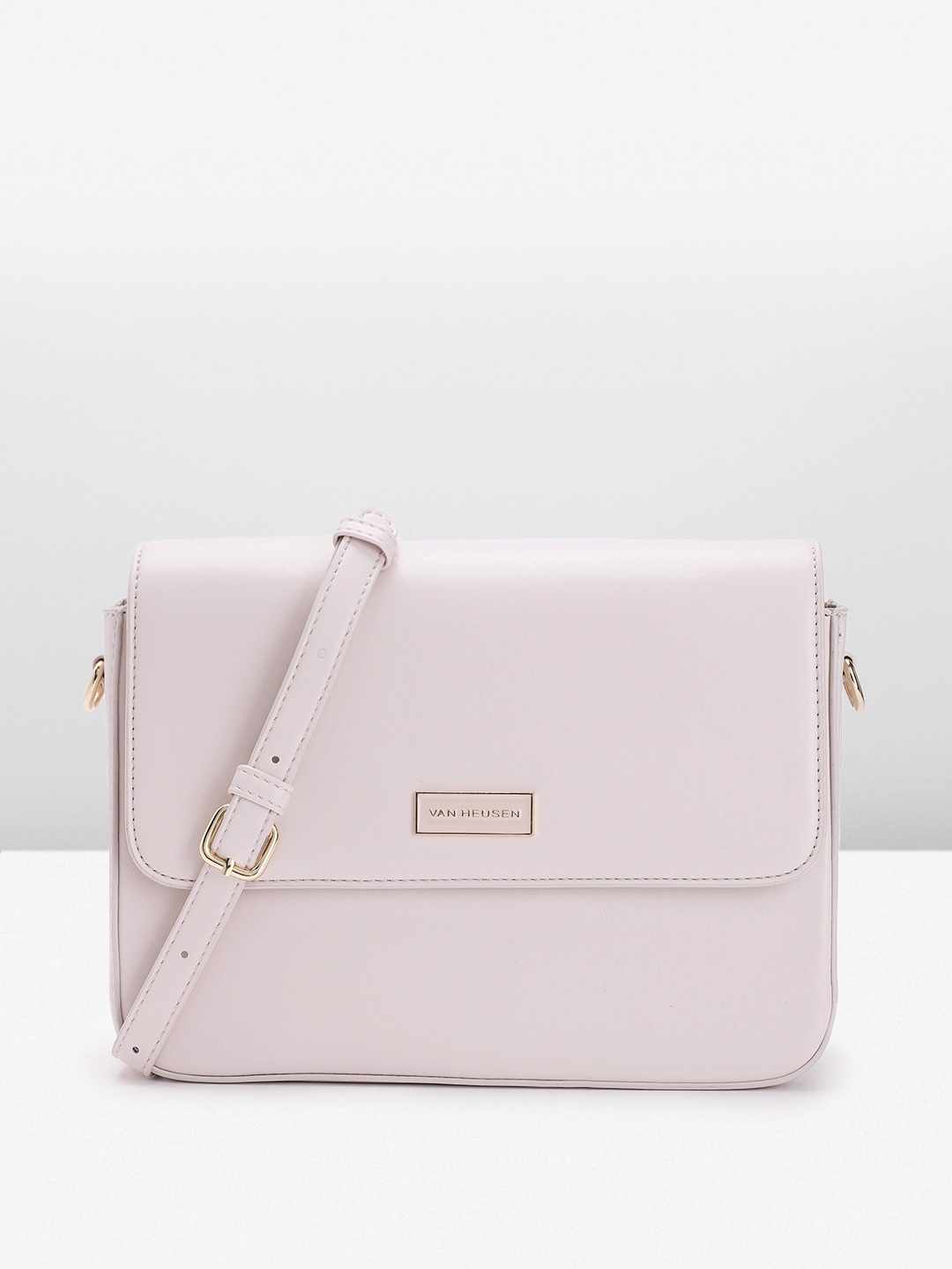 

Van Heusen Structured Sling Bag, Off white