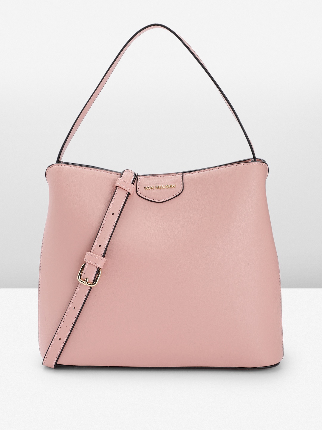 

Van Heusen Women Solid Handheld Bag, Pink
