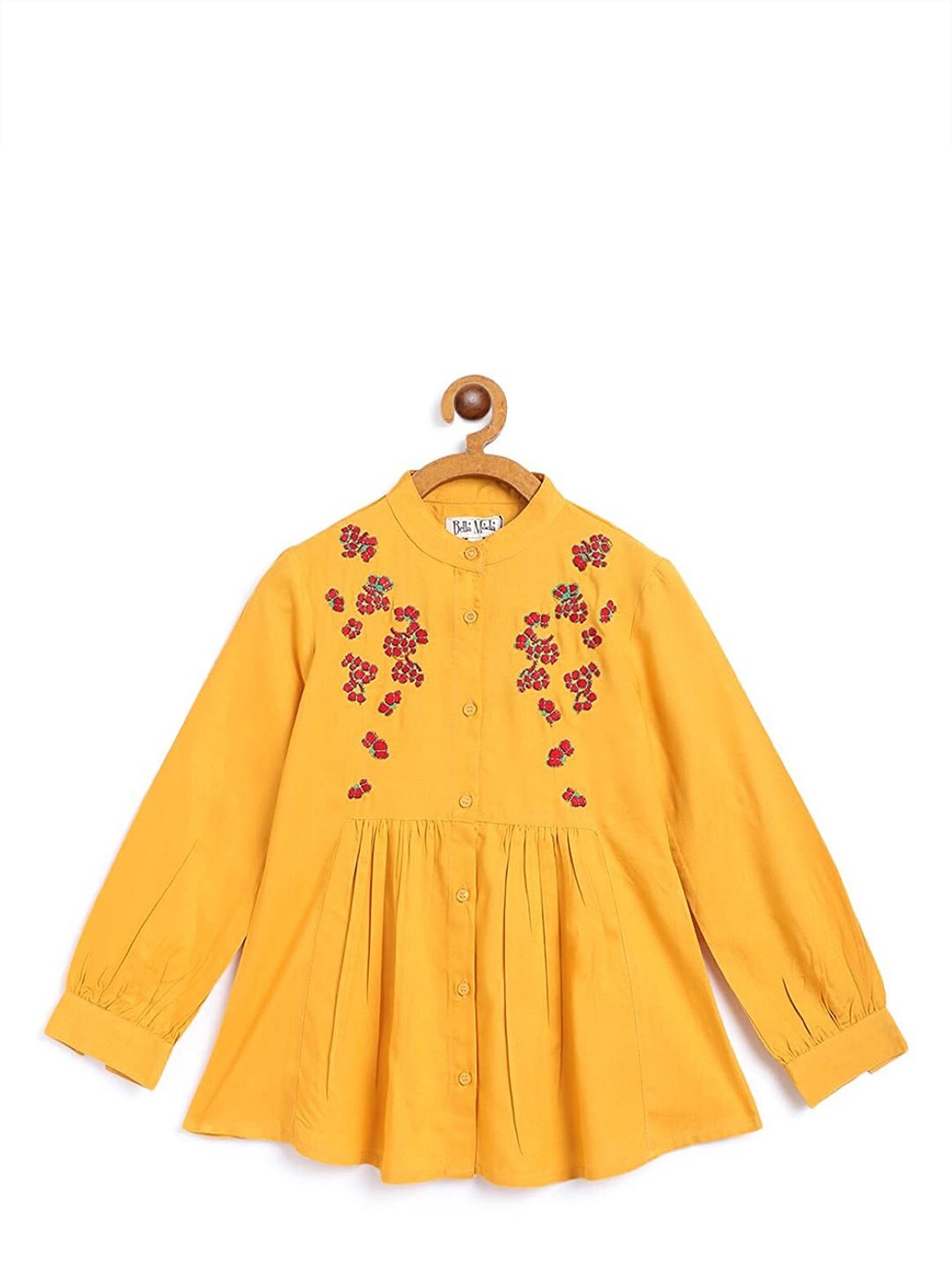 

Bella Moda Girls Floral Fit & Flare Dress, Yellow