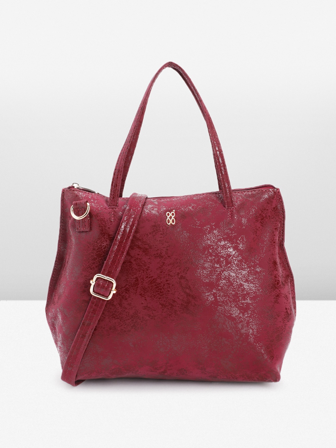 

Baggit Abstract Printed Handheld Bag, Maroon