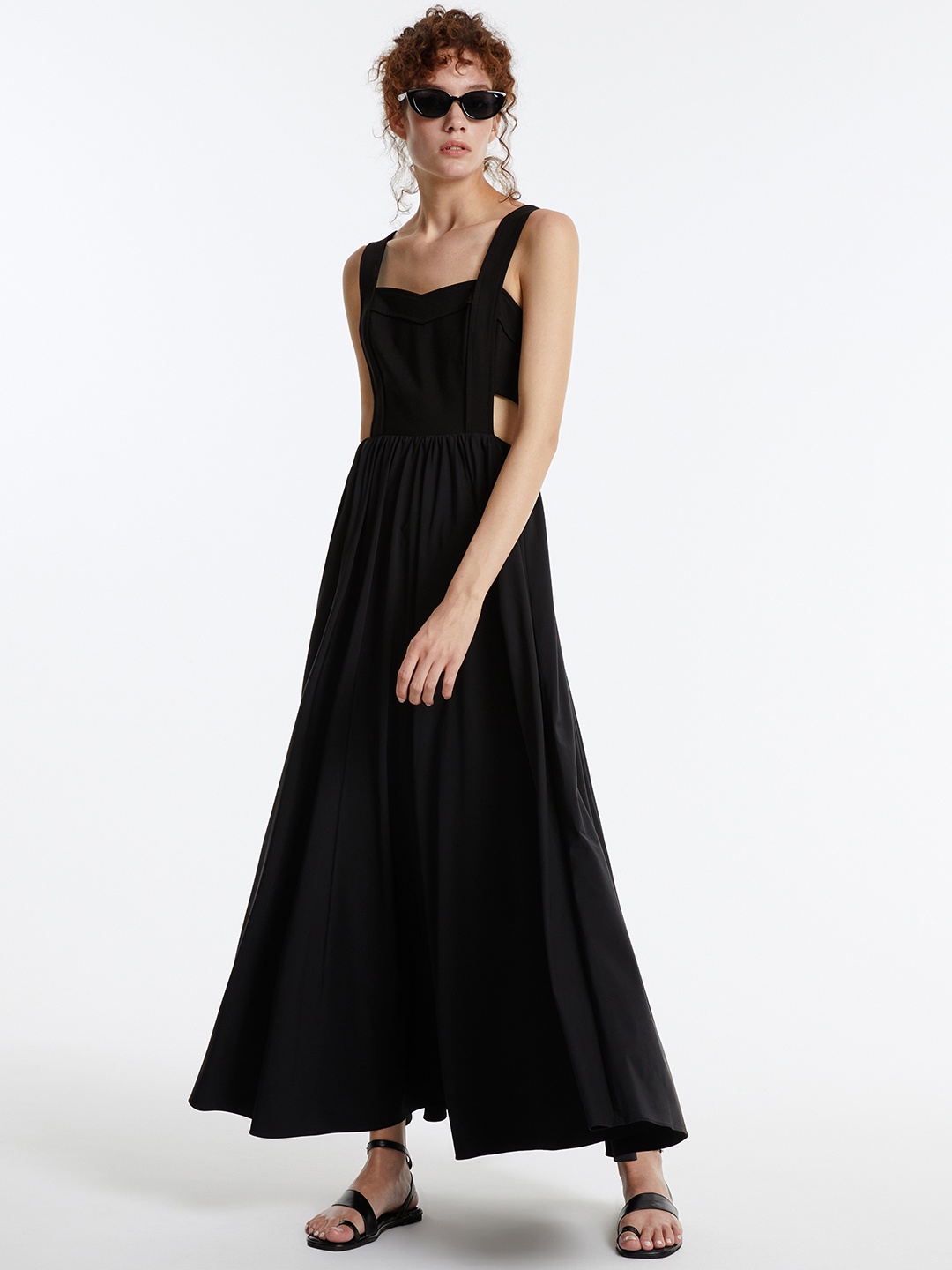 

Urban Revivo Cut-Out Maxi Dress, Black