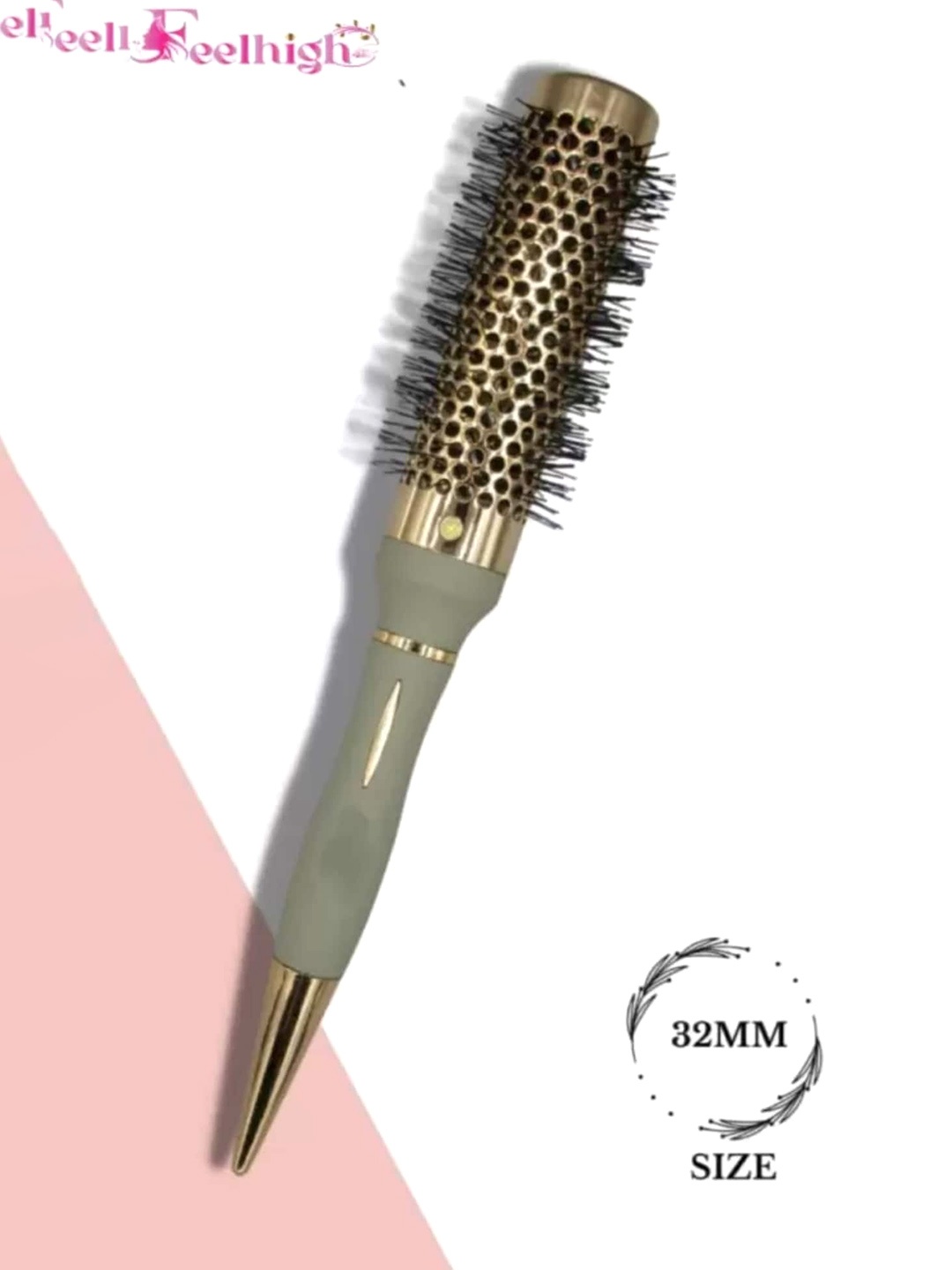 

FEELHIGH Grey Professional Blow Dry Hair Brush-32 mm