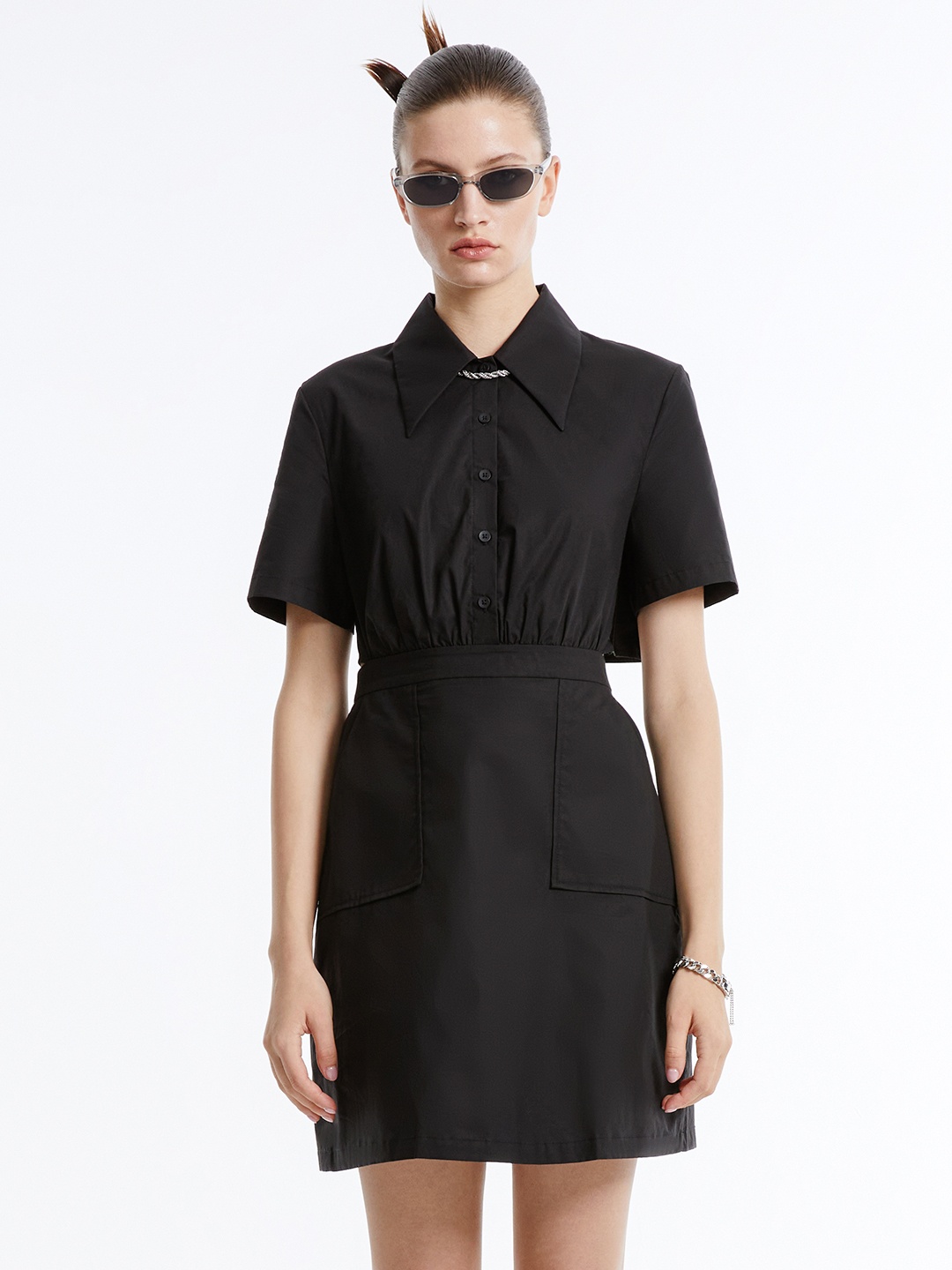 

Urban Revivo Cut Out Sheath Mini Dress, Black