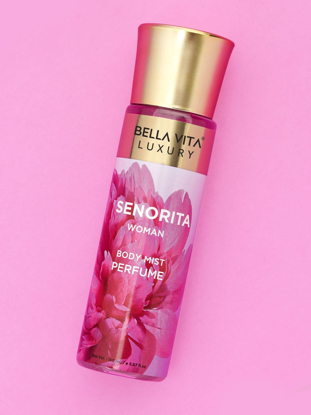 

Bella Vita Organic Set Of 2 Date & Senorita Long Lasting Body Mist Perfume-150 ml Each, Transparent