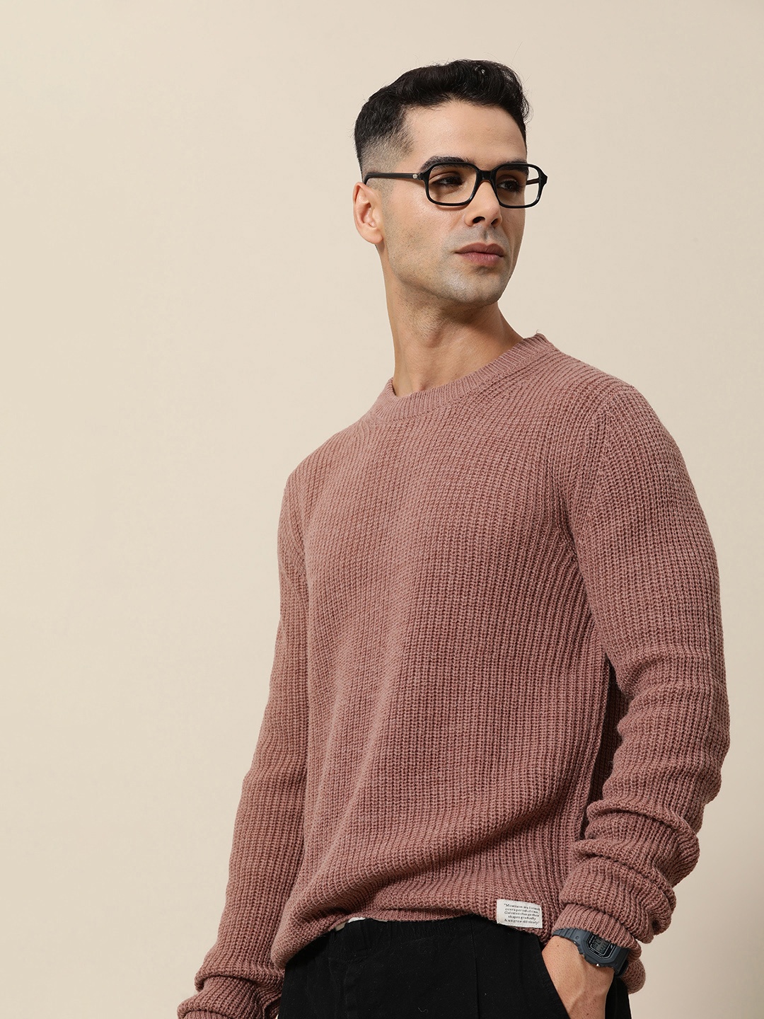 

Mr Bowerbird Solid Pullover Sweater, Taupe