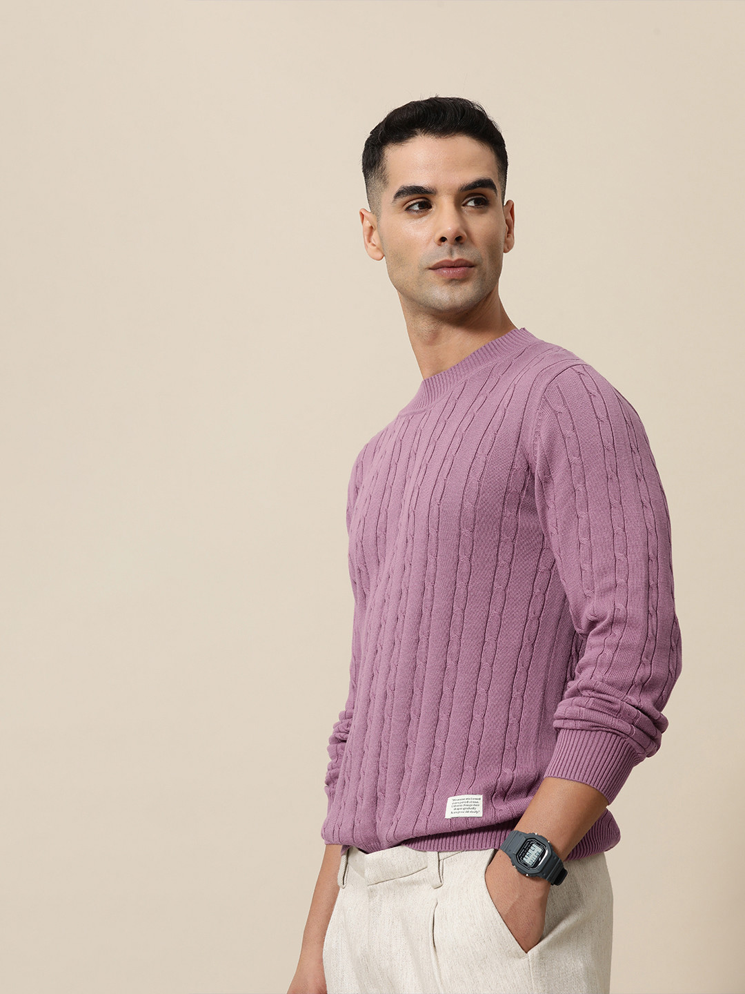 

Mr Bowerbird Pure Cotton Pullover Sweater, Mauve