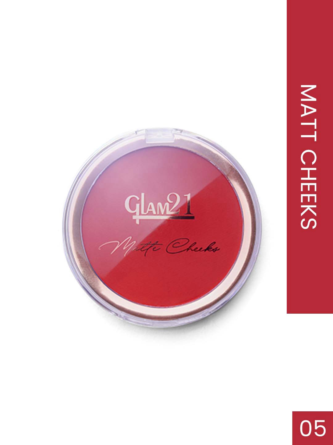 

GLAM21 Matte Cheek Perfect Pop of Color Blush 5 g - Shade 05, Rust