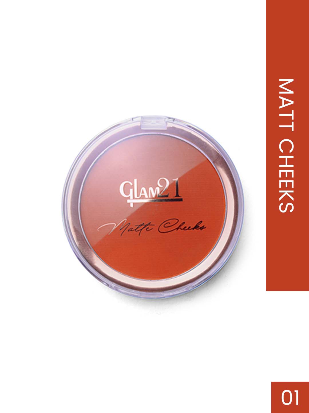 

GLAM21 Matte Cheek Perfect Pop of Color Blush 5gm - Shade-01, Pink