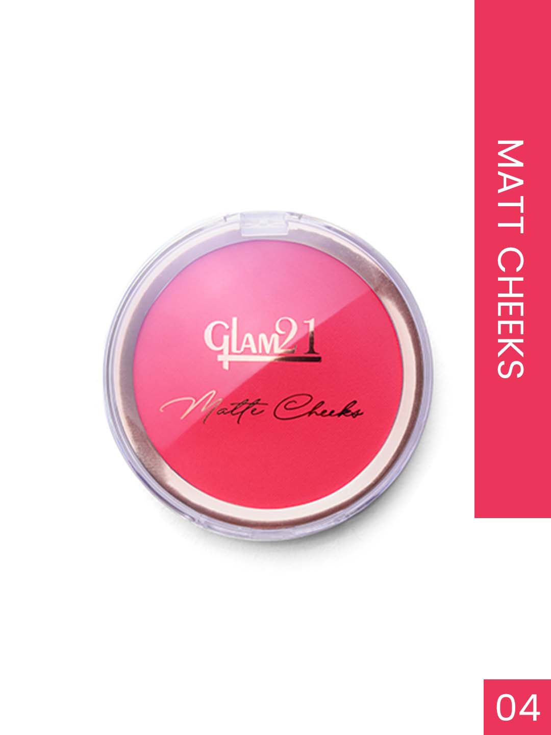 

GLAM21 Matte Cheeks Perfect Pop of Color Blush 5g - Shade 04, Pink