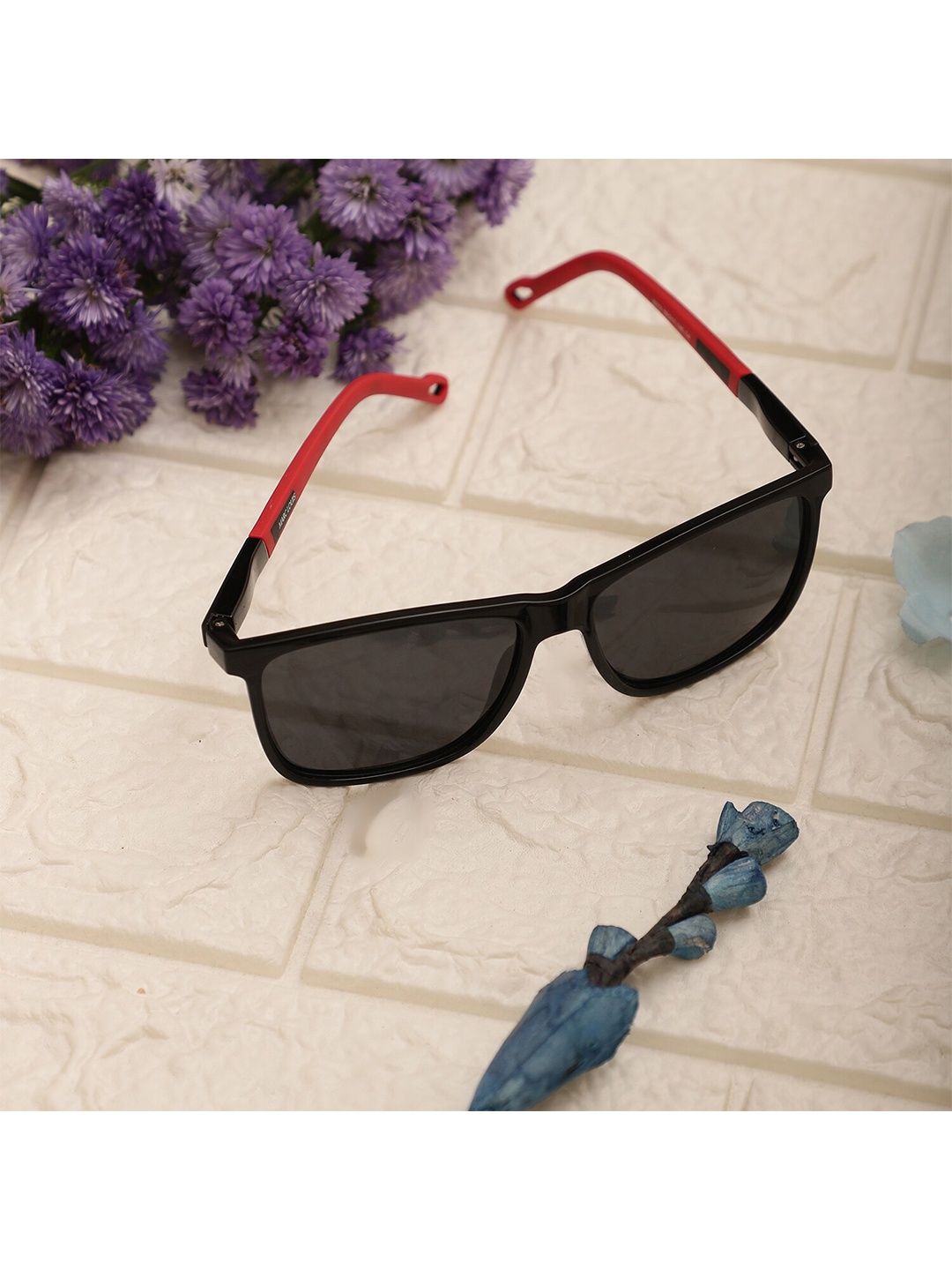 

MARC LOUIS Square Sunglasses with UV Protected Lens, Black
