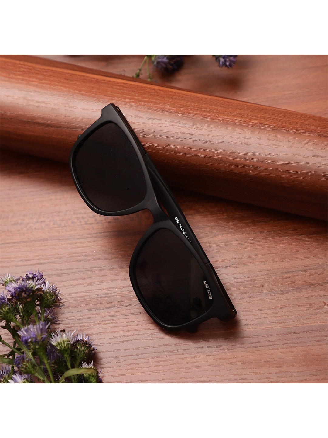 

MARC LOUIS Wayfarer Sunglasses with UV Protected Lens, Black