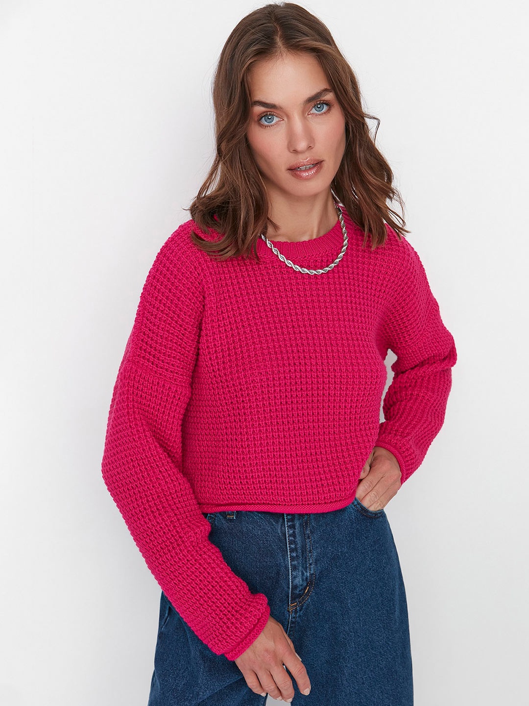 

Trendyol Self Design Sweatshirt, Na