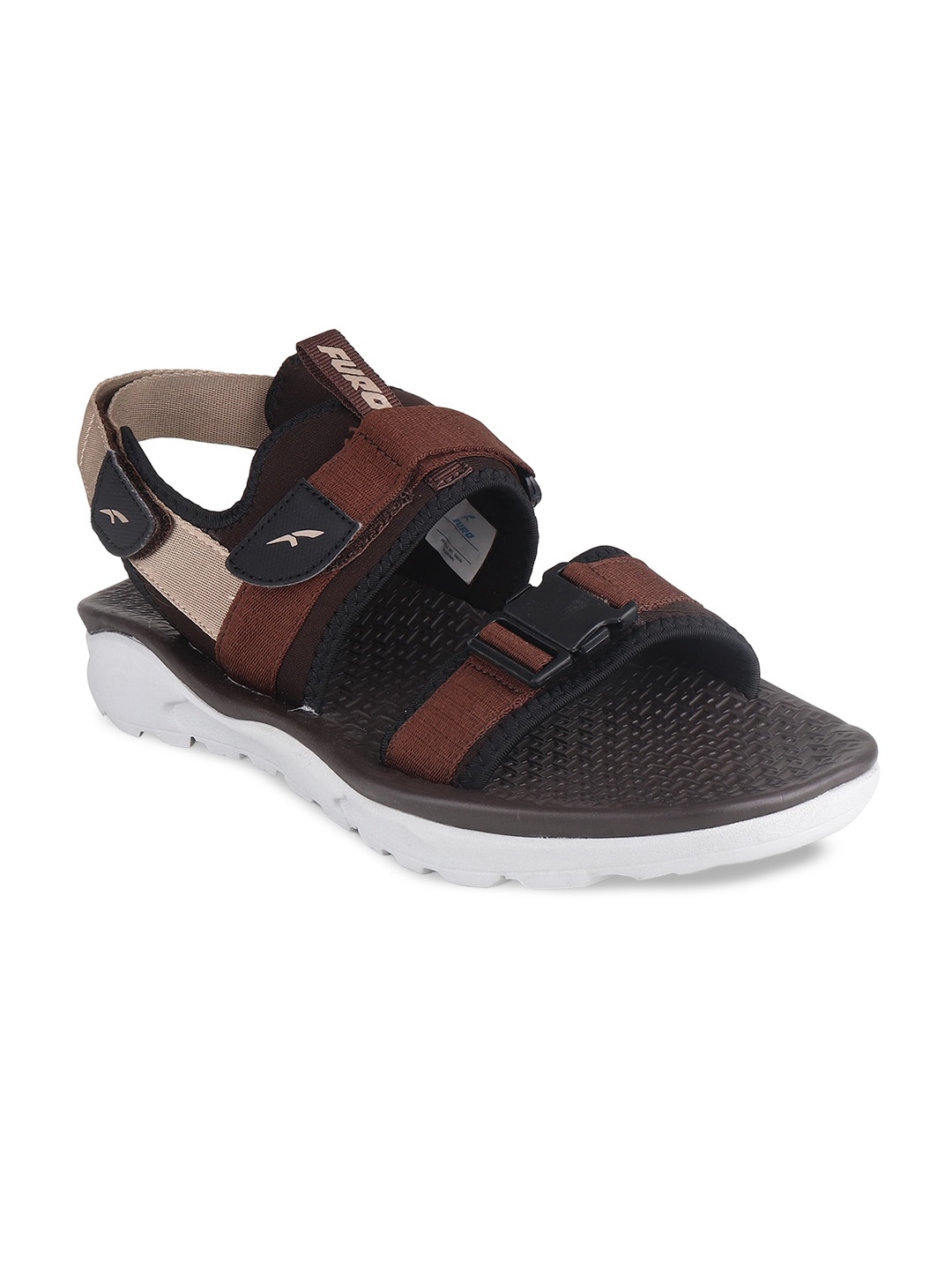 

FURO by Red Chief Men Textured Comfort Sandals, Brown