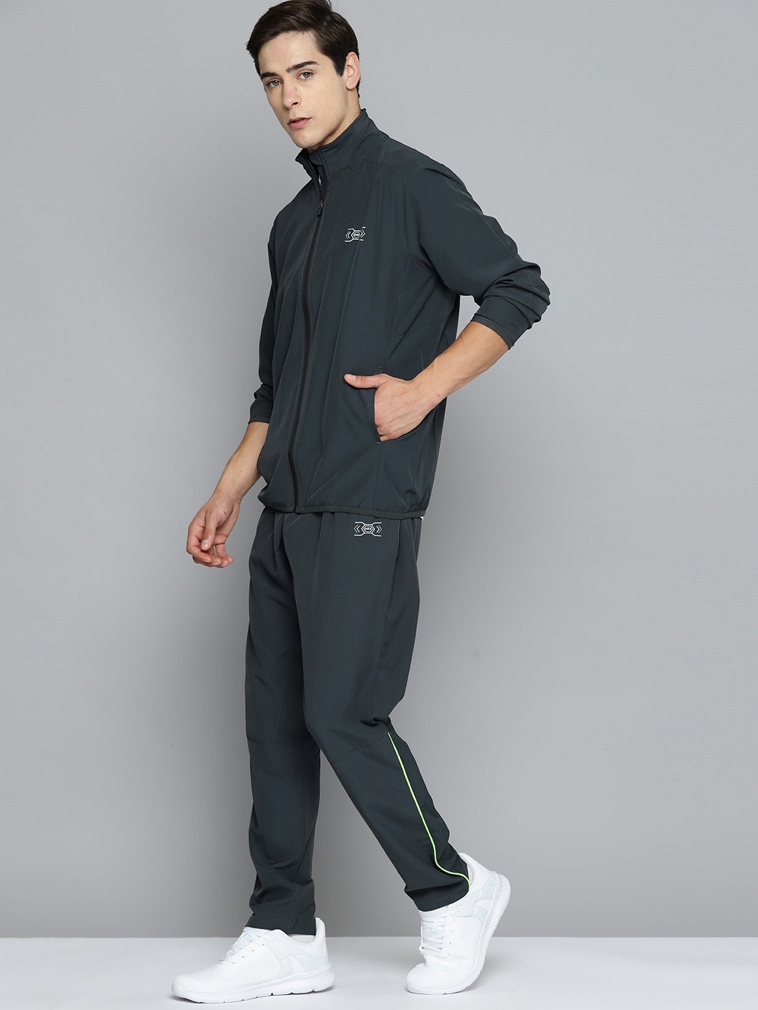 

HRX by Hrithik Roshan Men Running Tracksuit, Grey