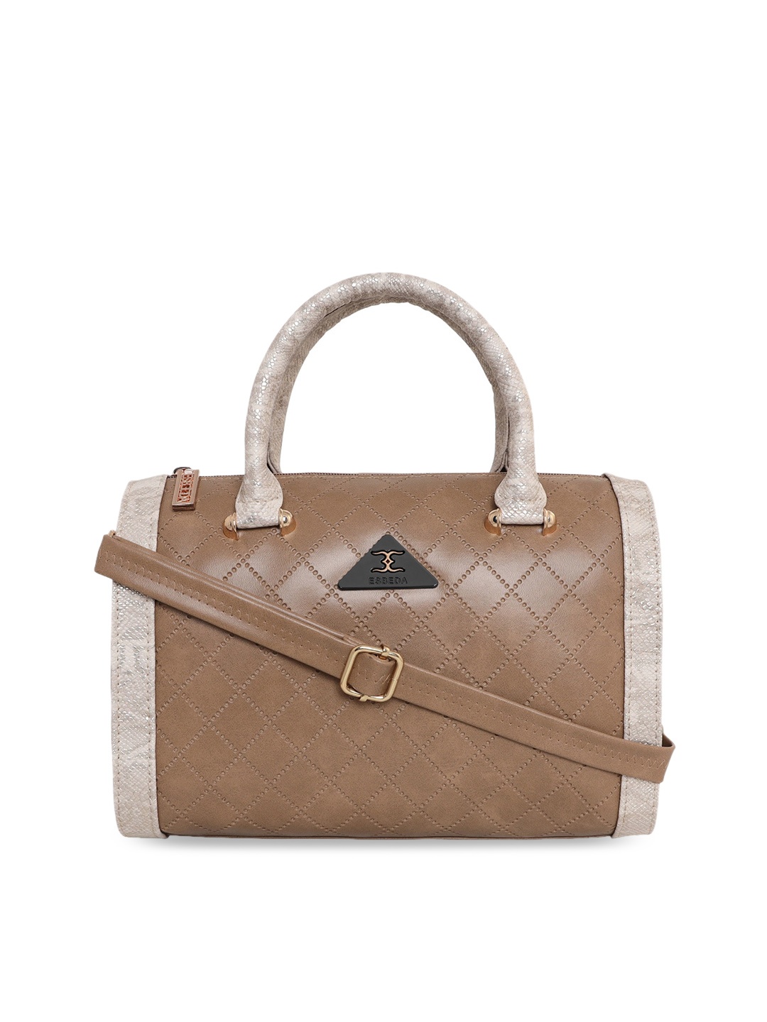 

ESBEDA Textured Structured Handheld Bag With Quilted, Beige