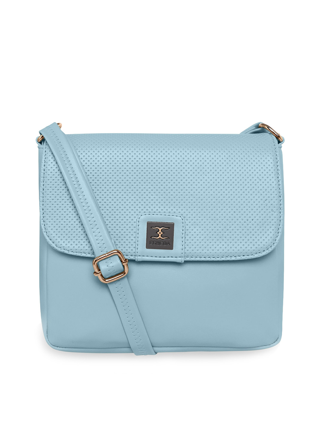

ESBEDA Textured Structured Sling Bag, Blue