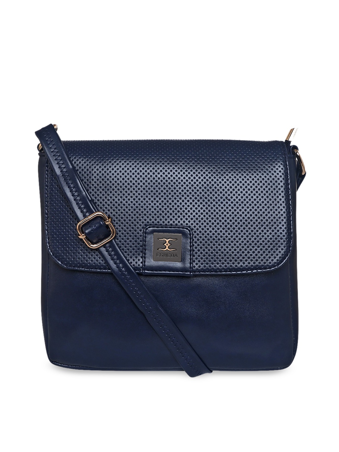 

ESBEDA Textured Structured Sling Bag, Blue