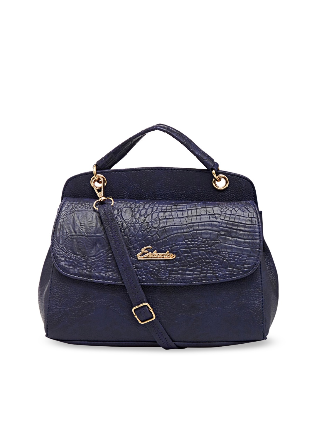 

ESBEDA Textured Structured Handheld Bag, Blue