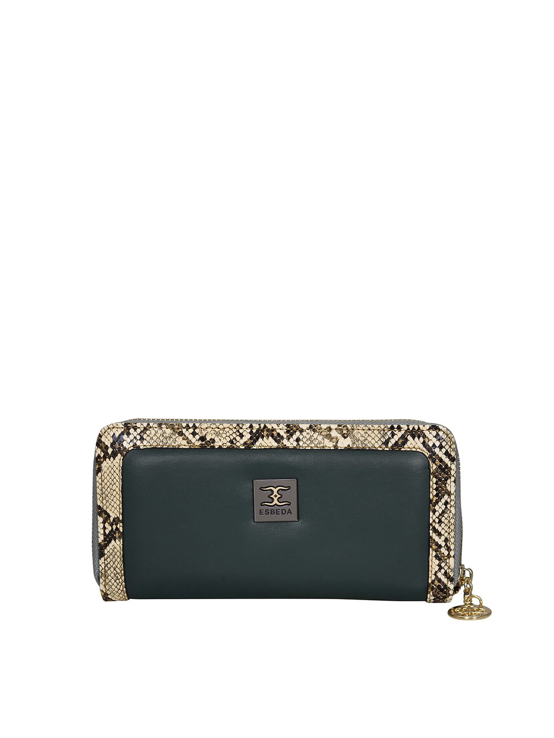 

ESBEDA Women Animal Printed Zip Around Wallet, Green