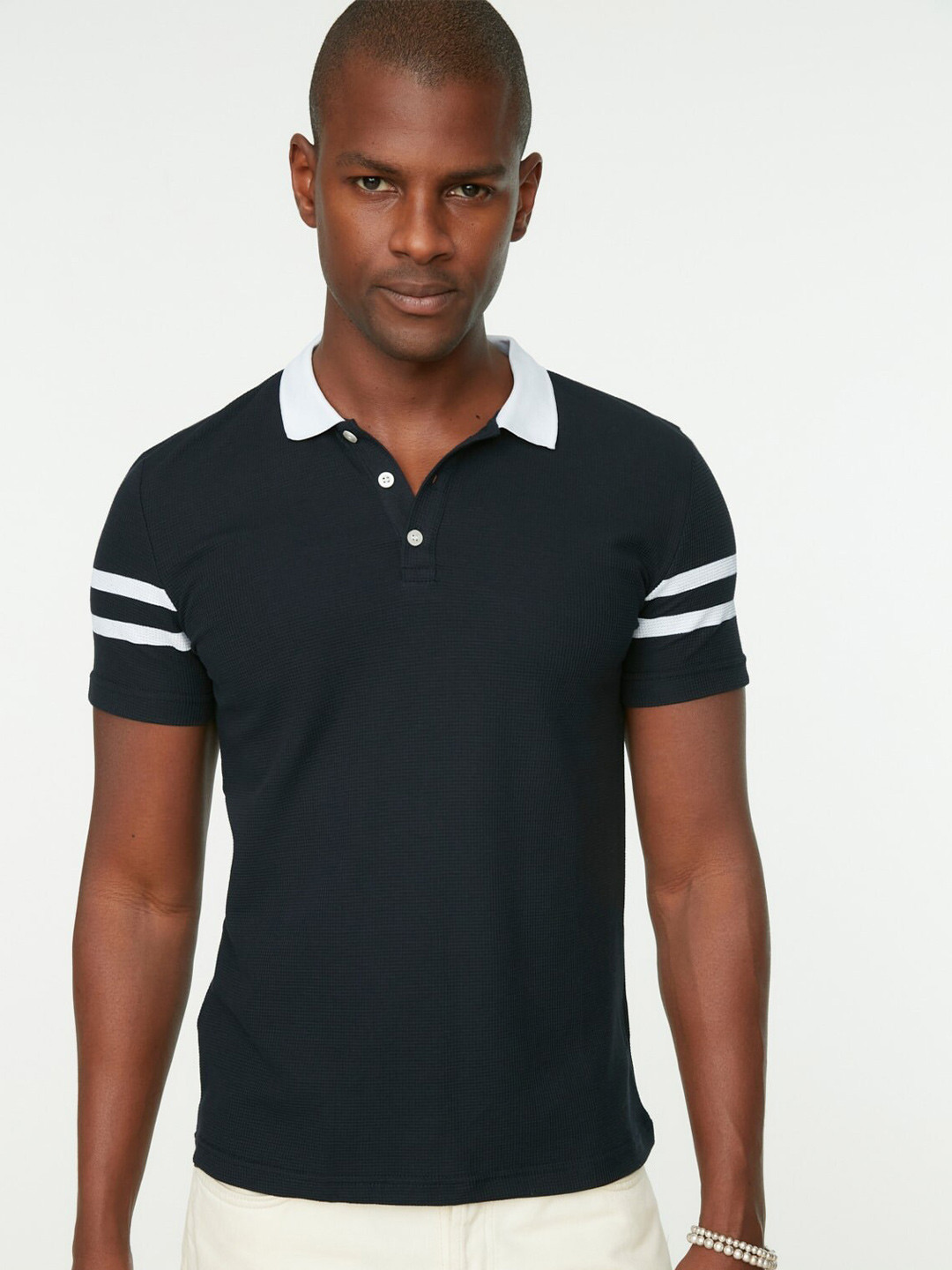 

Trendyol Polo Collar Short Sleeves T-shirt, Black
