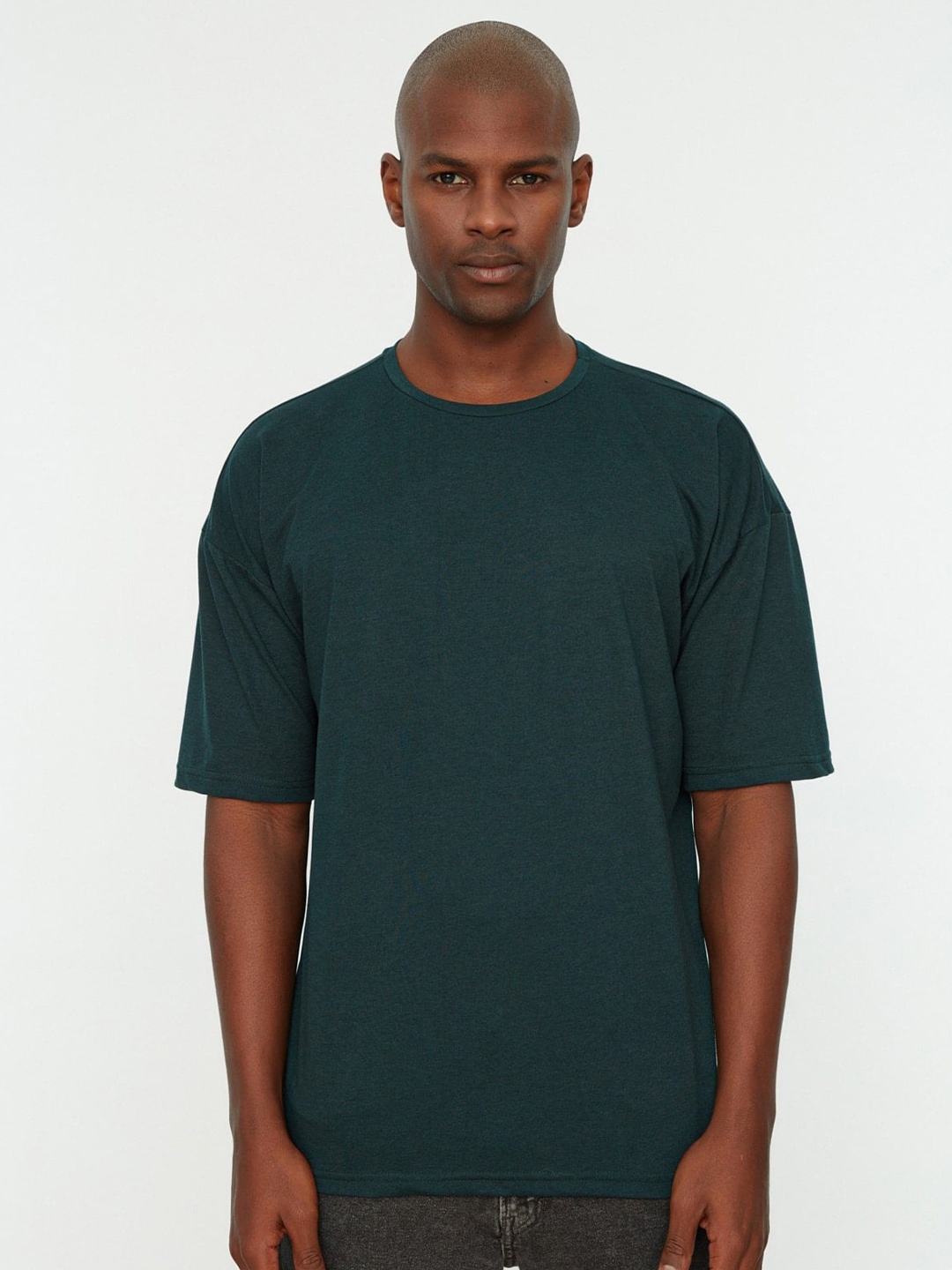 

Trendyol Round Neck Casual T-shirt, Green