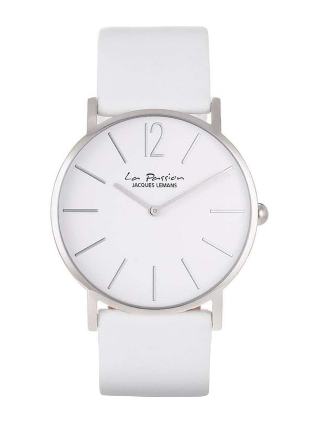 

Jacques Lemans Women Dial & Leather Straps Analogue Watch LP-122B, White