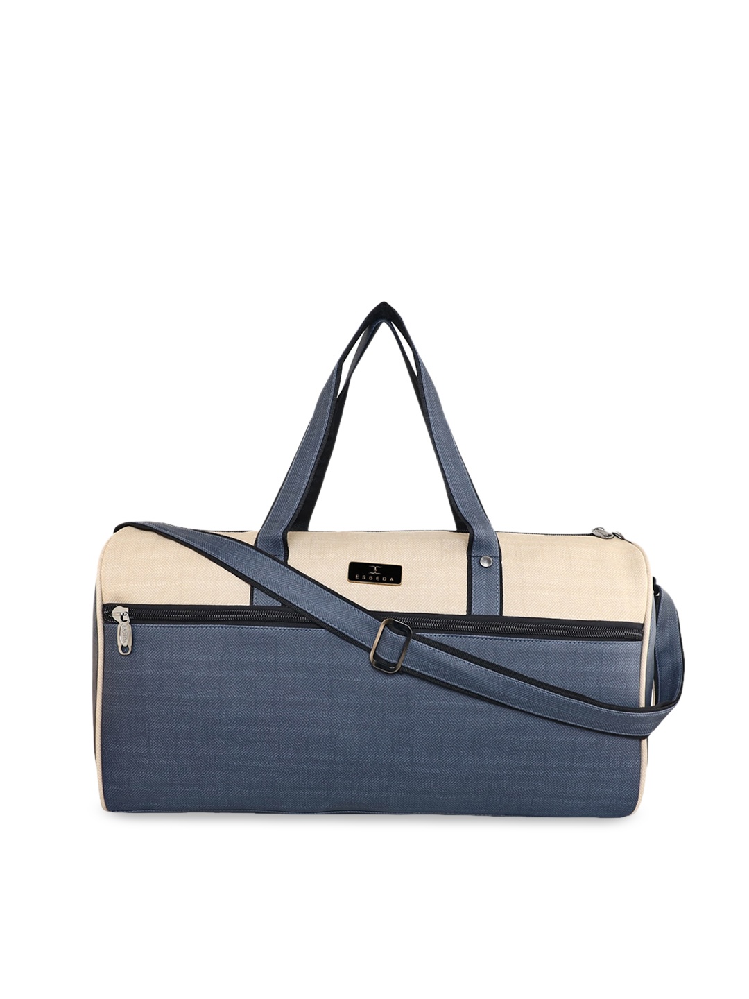 

ESBEDA Large Size Colourblocked Travel Duffel Bag, Blue