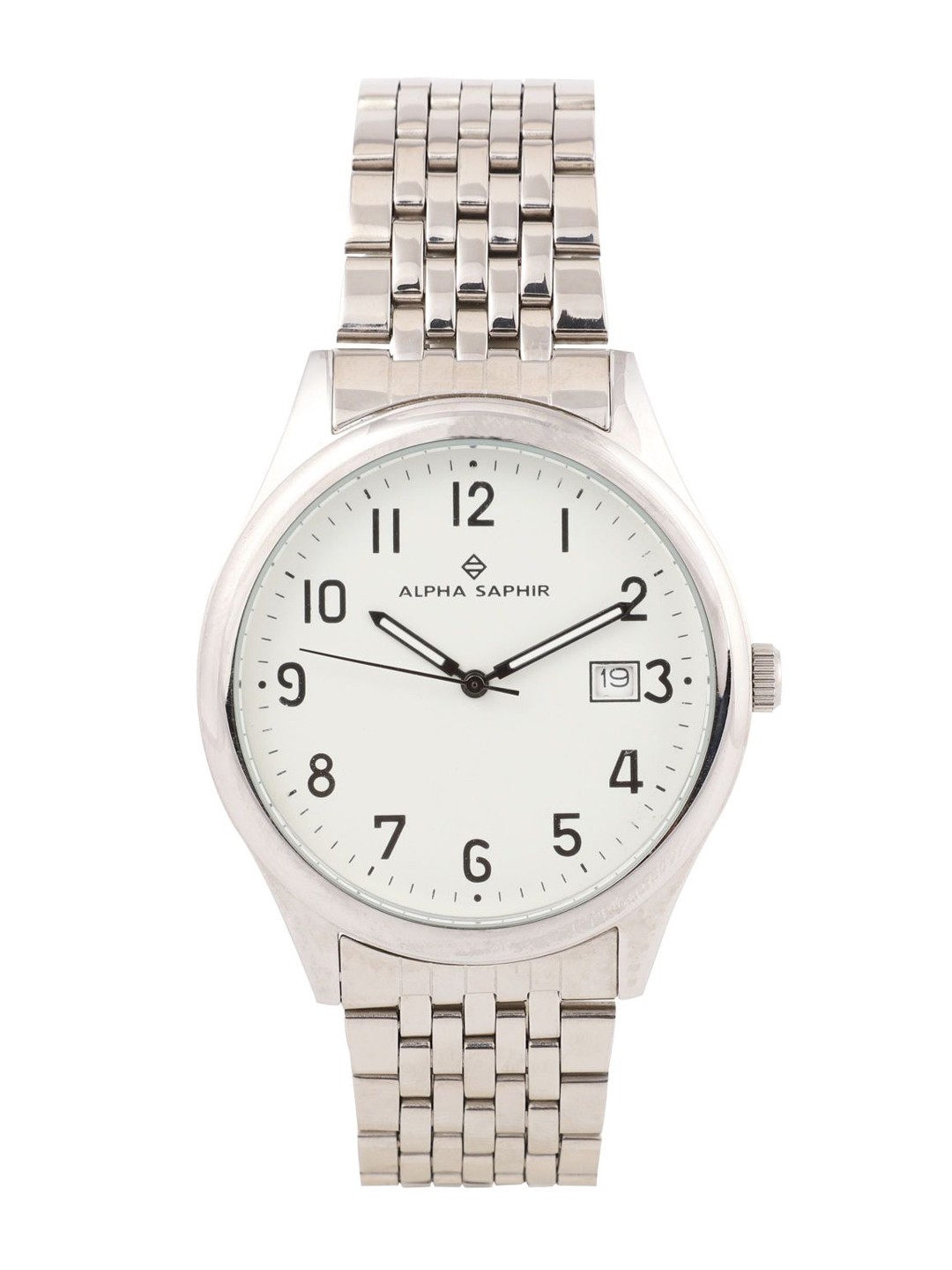 

Jacques Lemans Men Stainless Steel Bracelet Style Straps Analogue Watch 310F, White