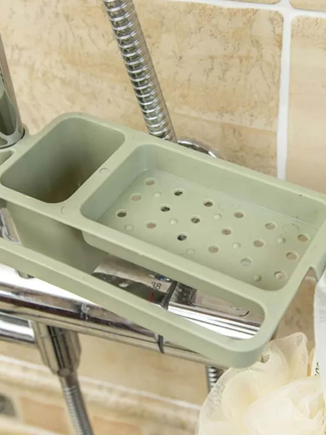 

MARKET99 Green Self Design Sink Caddy