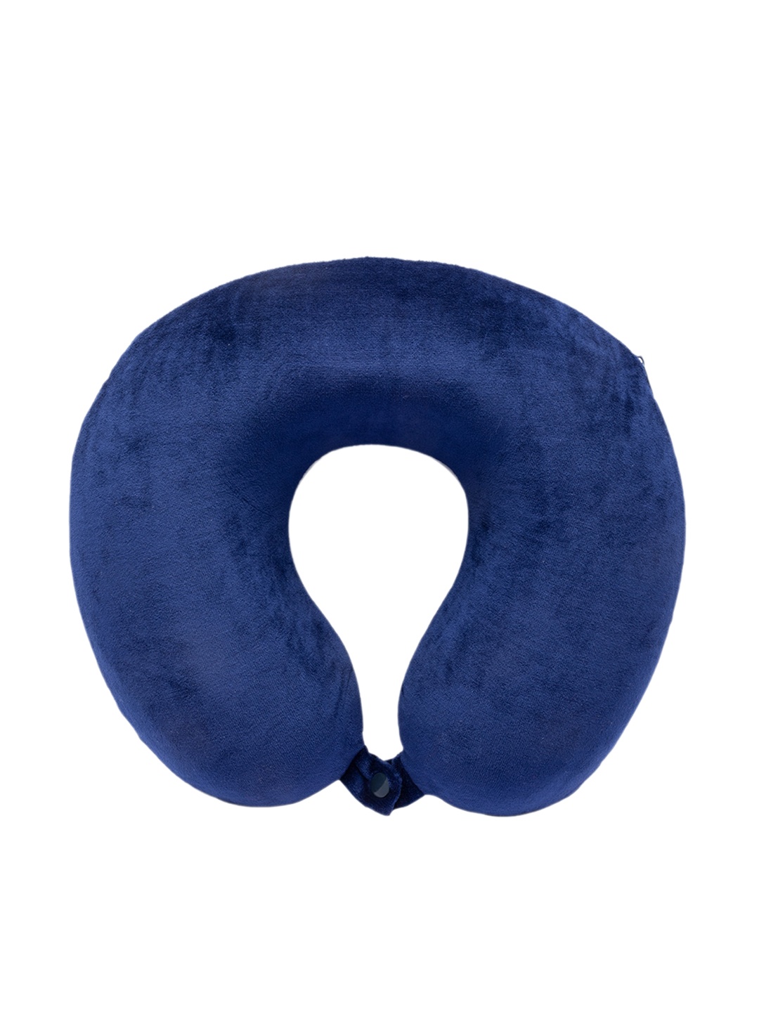 

MARKET99 Textured Breathable Memory Foam Travel Neck Pillow, Navy blue