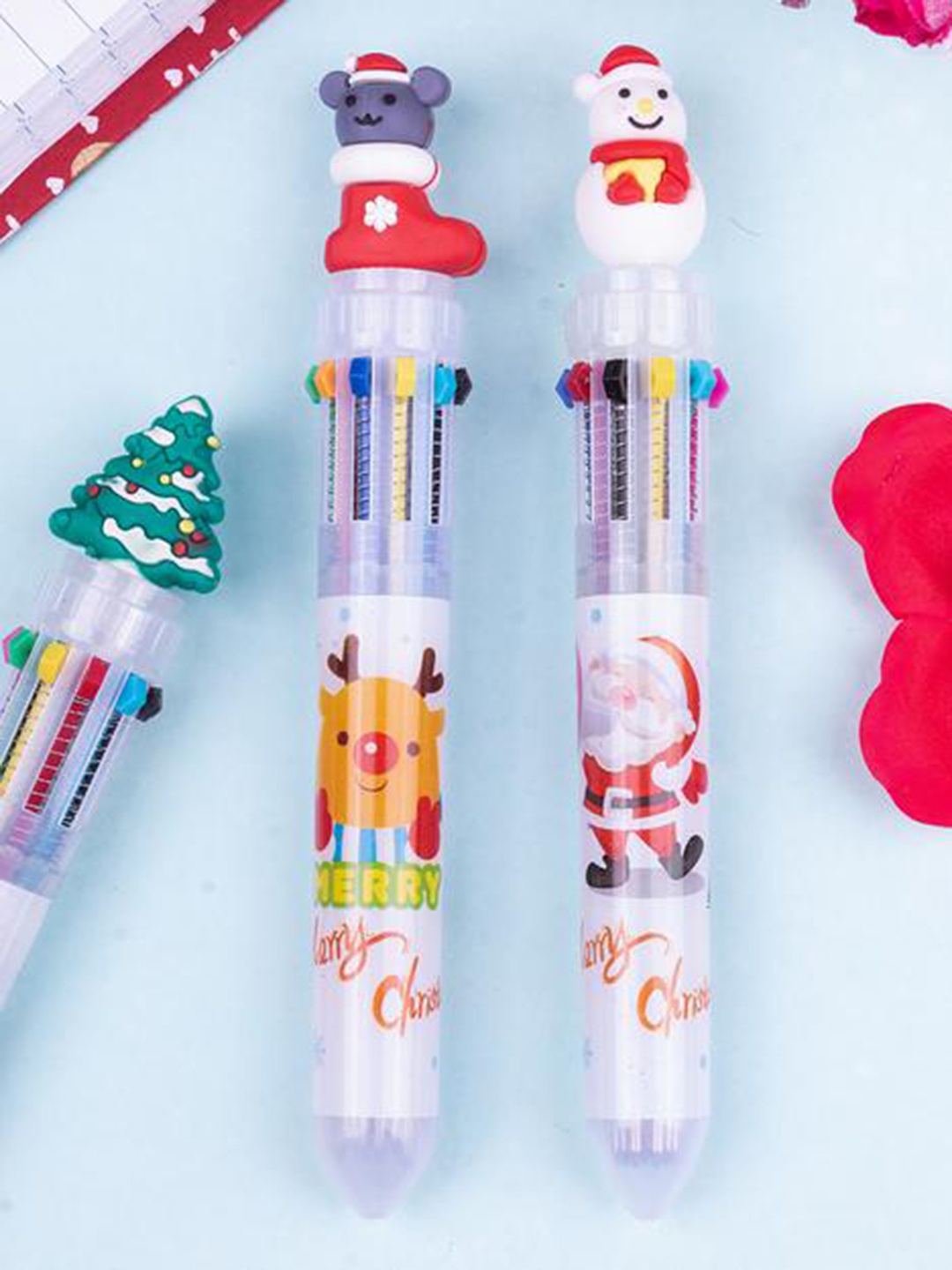 

MARKET99 Assorted Set of 3 Christmas Design Ball Pens