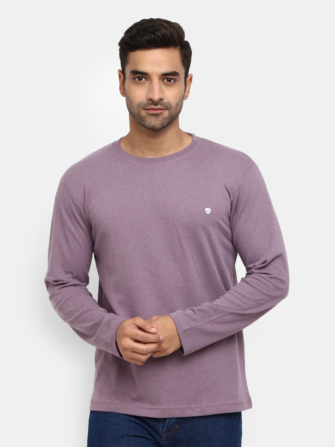 

V-Mart Long Sleeves Slim Fit T-shirt, Purple