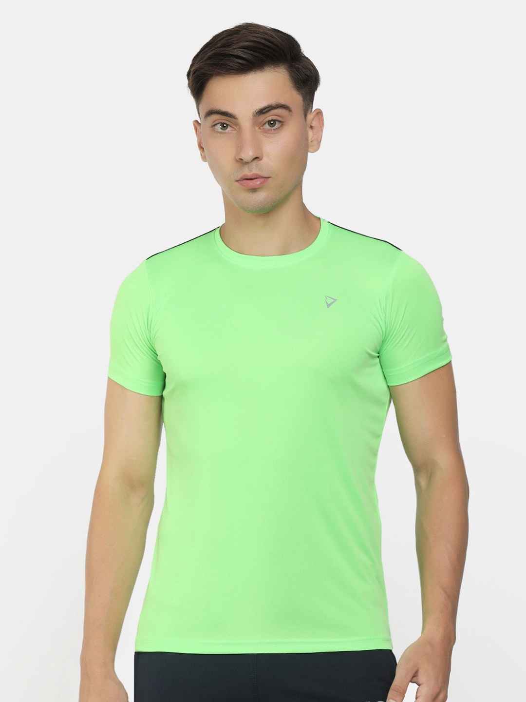 

V-Mart Round Neck T-shirt, Green