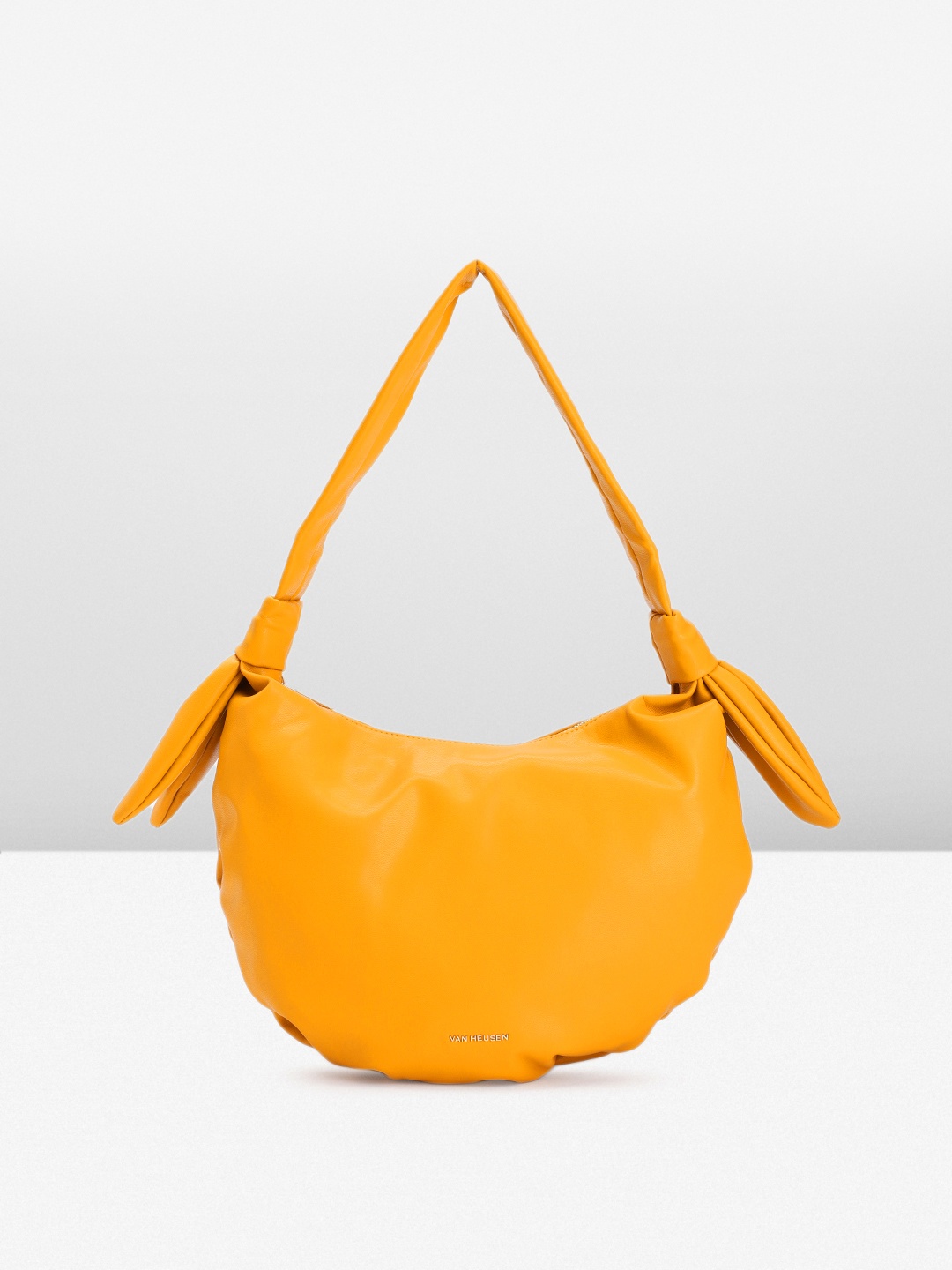 

Van Heusen Women Solid Hobo Bag, Yellow