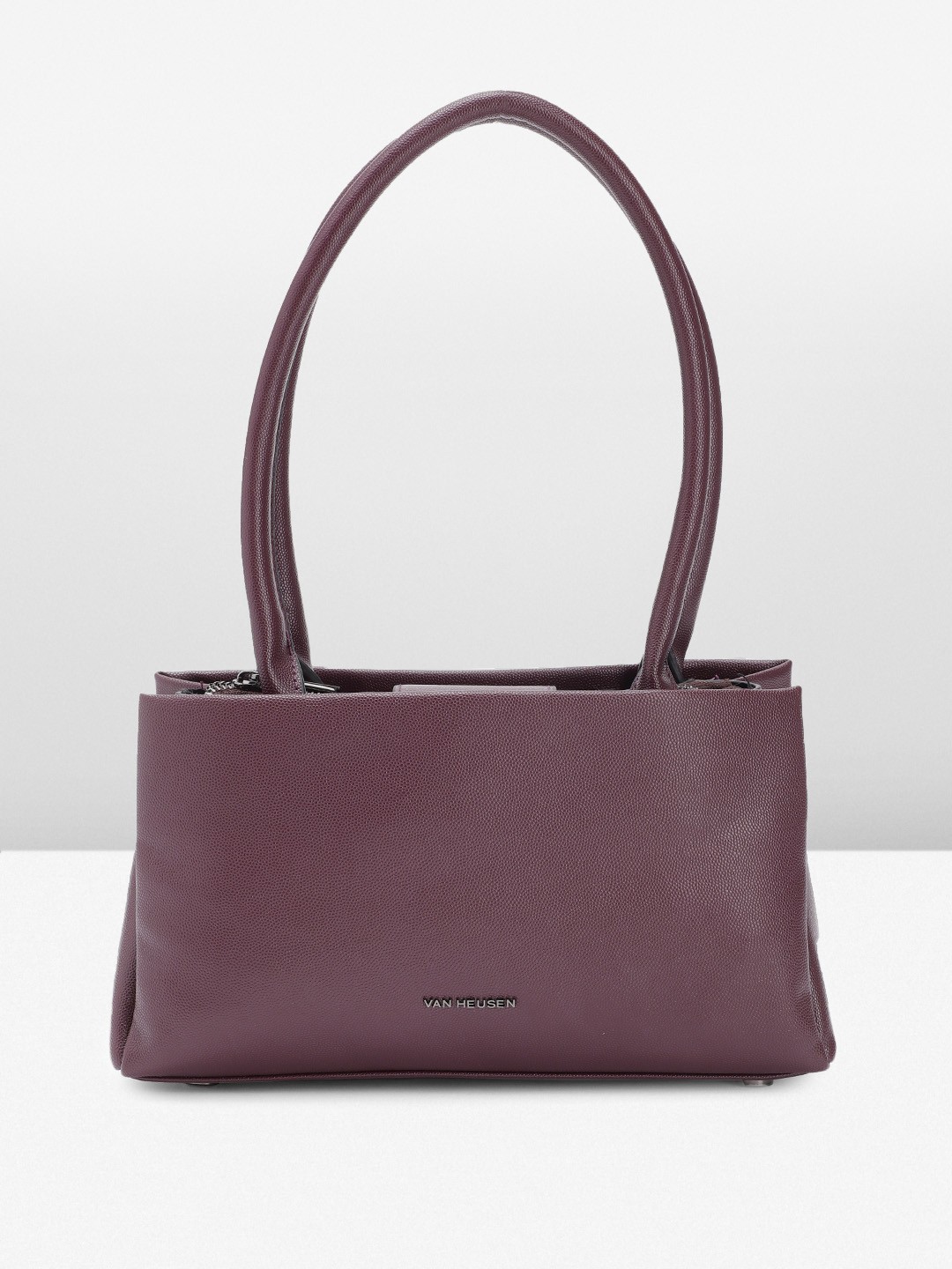 

Van Heusen Burgundy Solid Shoulder Bag