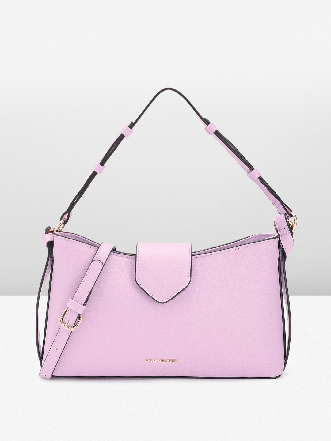 

Van Heusen Lavender Solid Hobo Bag