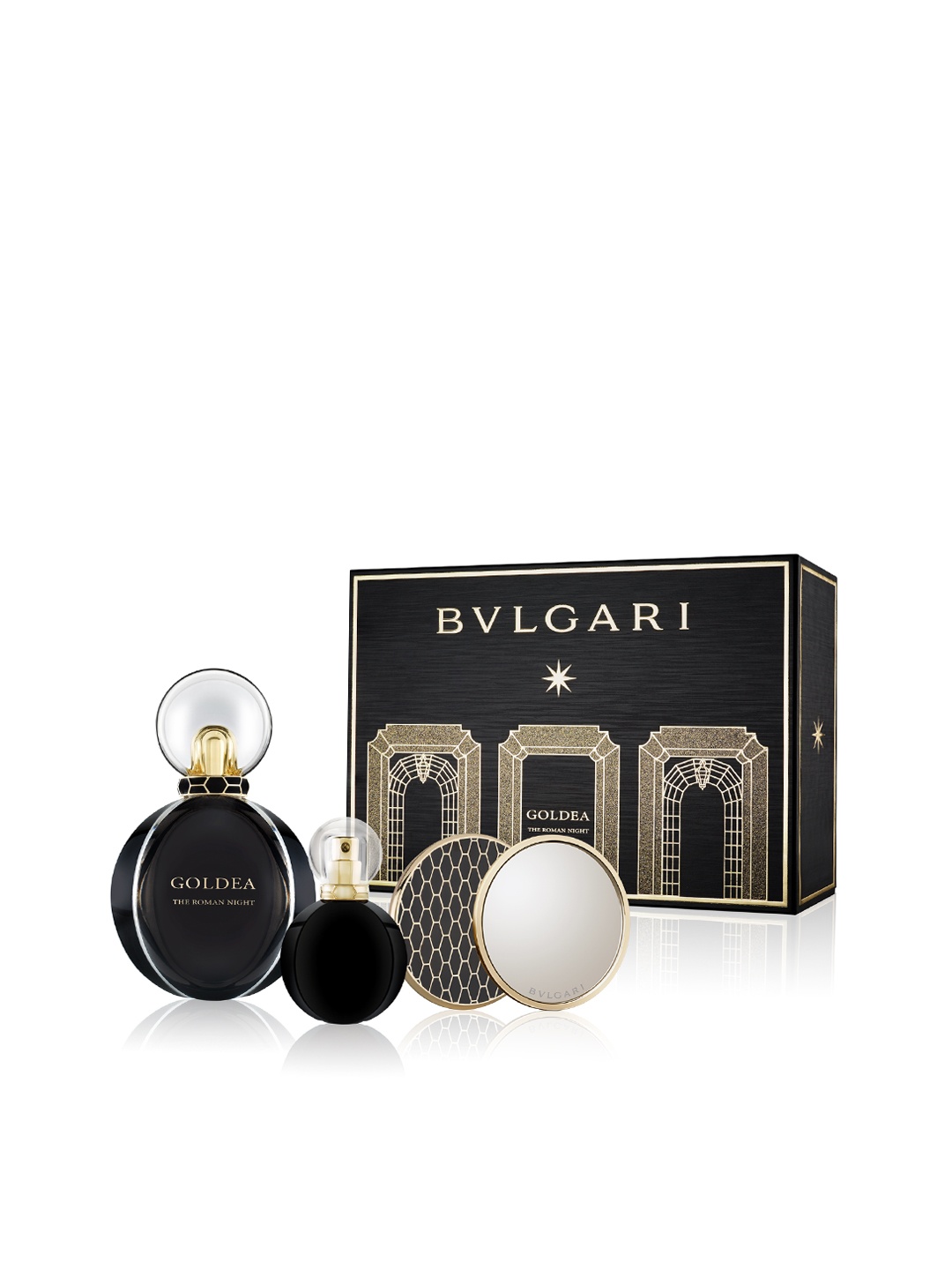 

Bvlgari Women Goldea The Roman Night Set Mirror+ EDP, Black