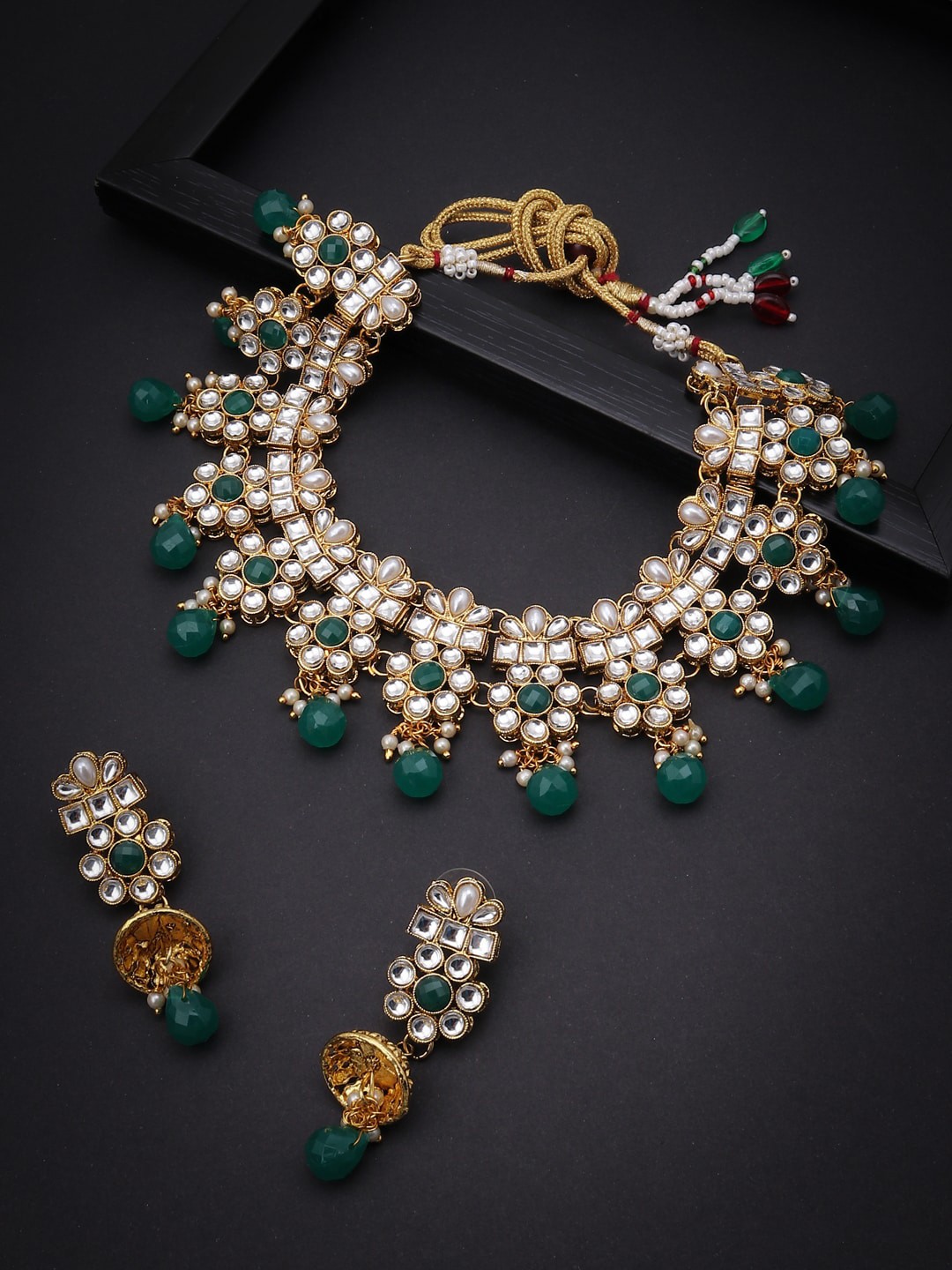 

Sukkhi Gold-Plated Kundan Choker Necklace Set