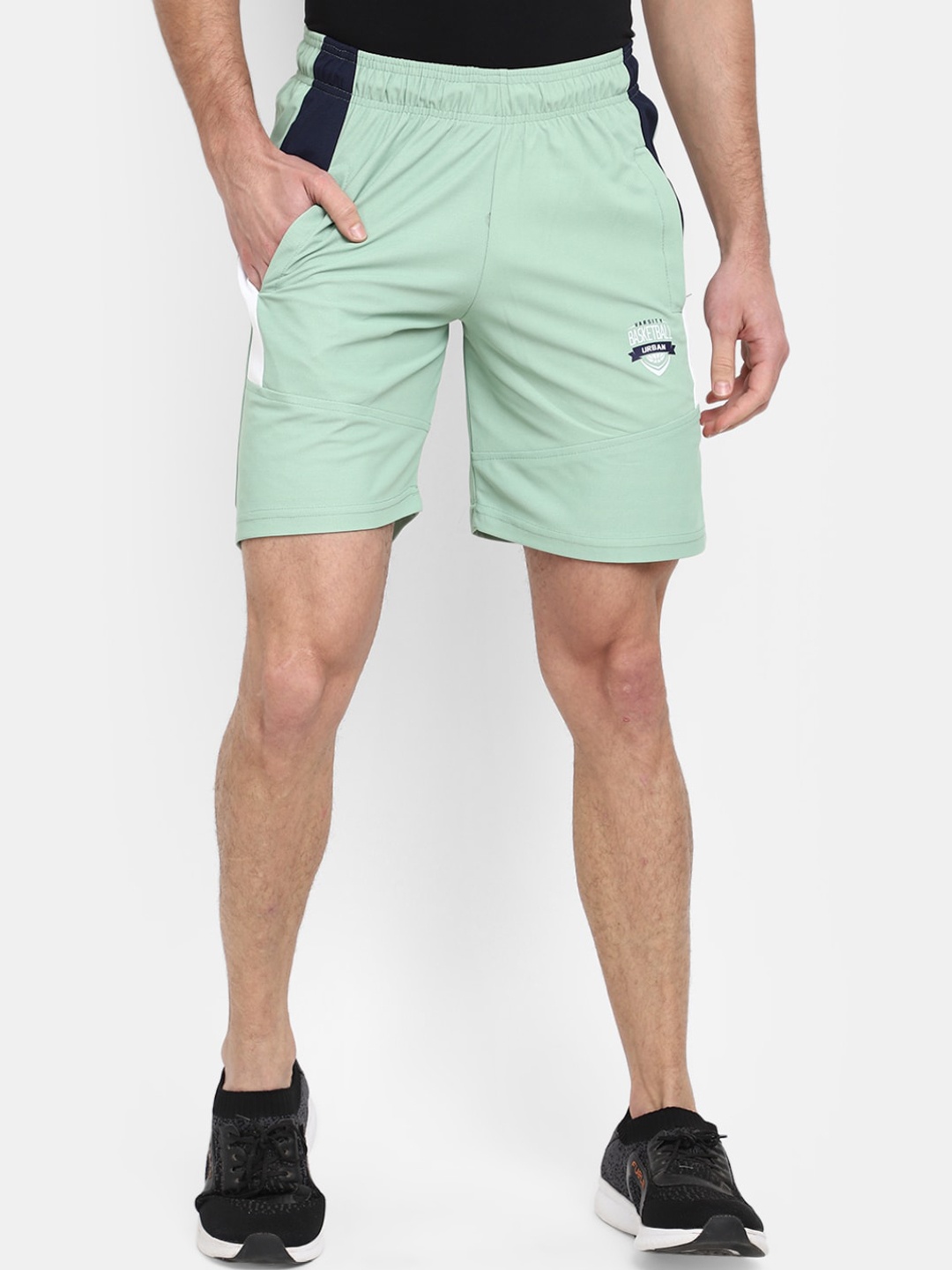 

V-Mart Men Mid-Rise Knee Length Outdoor Sports Shorts, Green
