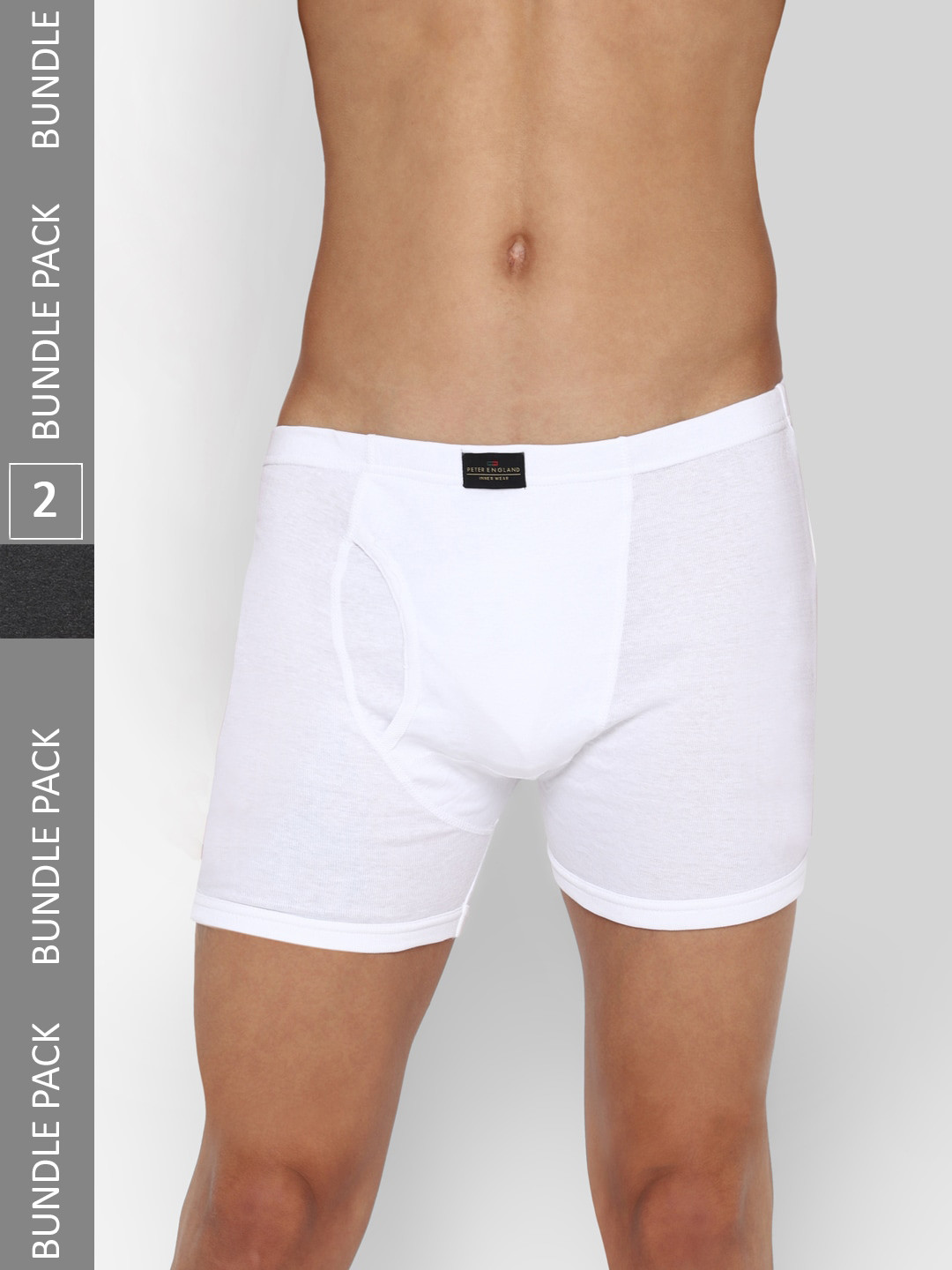 

Peter England Men Pack Of 2 Pure Cotton Trunks PETRWRGBF41327, White