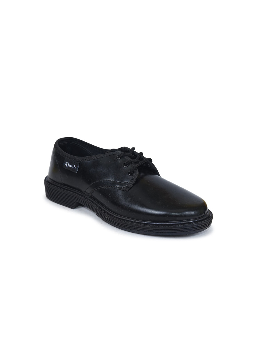 

Ajanta Boys Round Toe Basics School Sneakers, Black