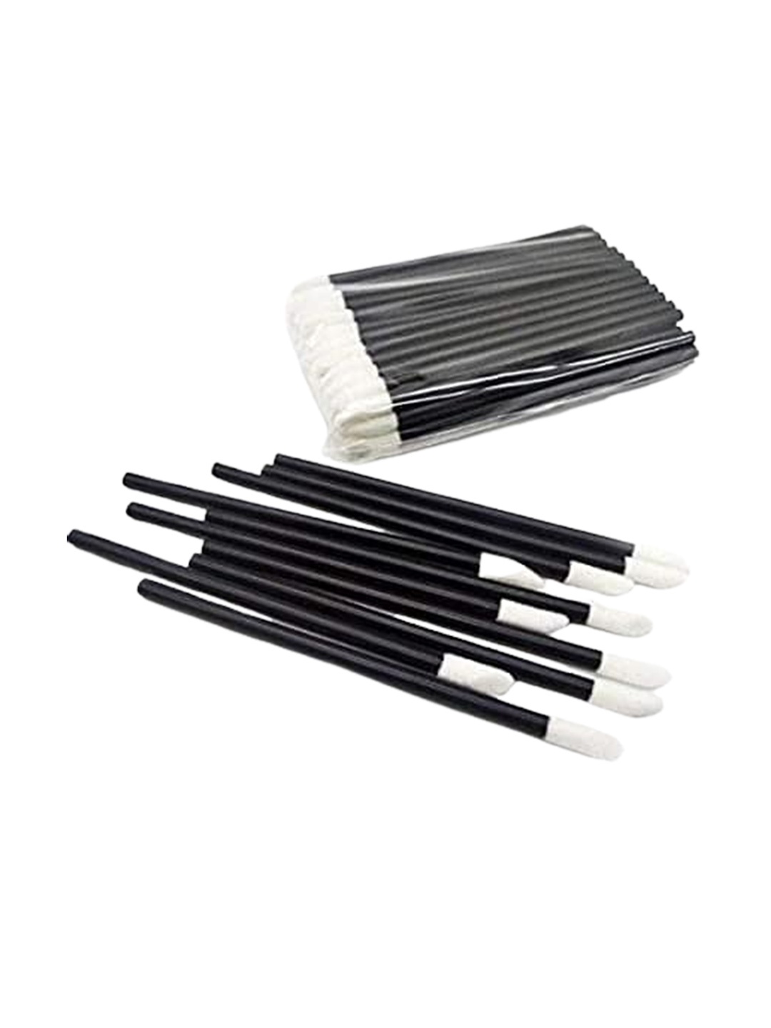

Veoni BELLE 50 Pcs Disposable Lipstick Applicator Brush, Black