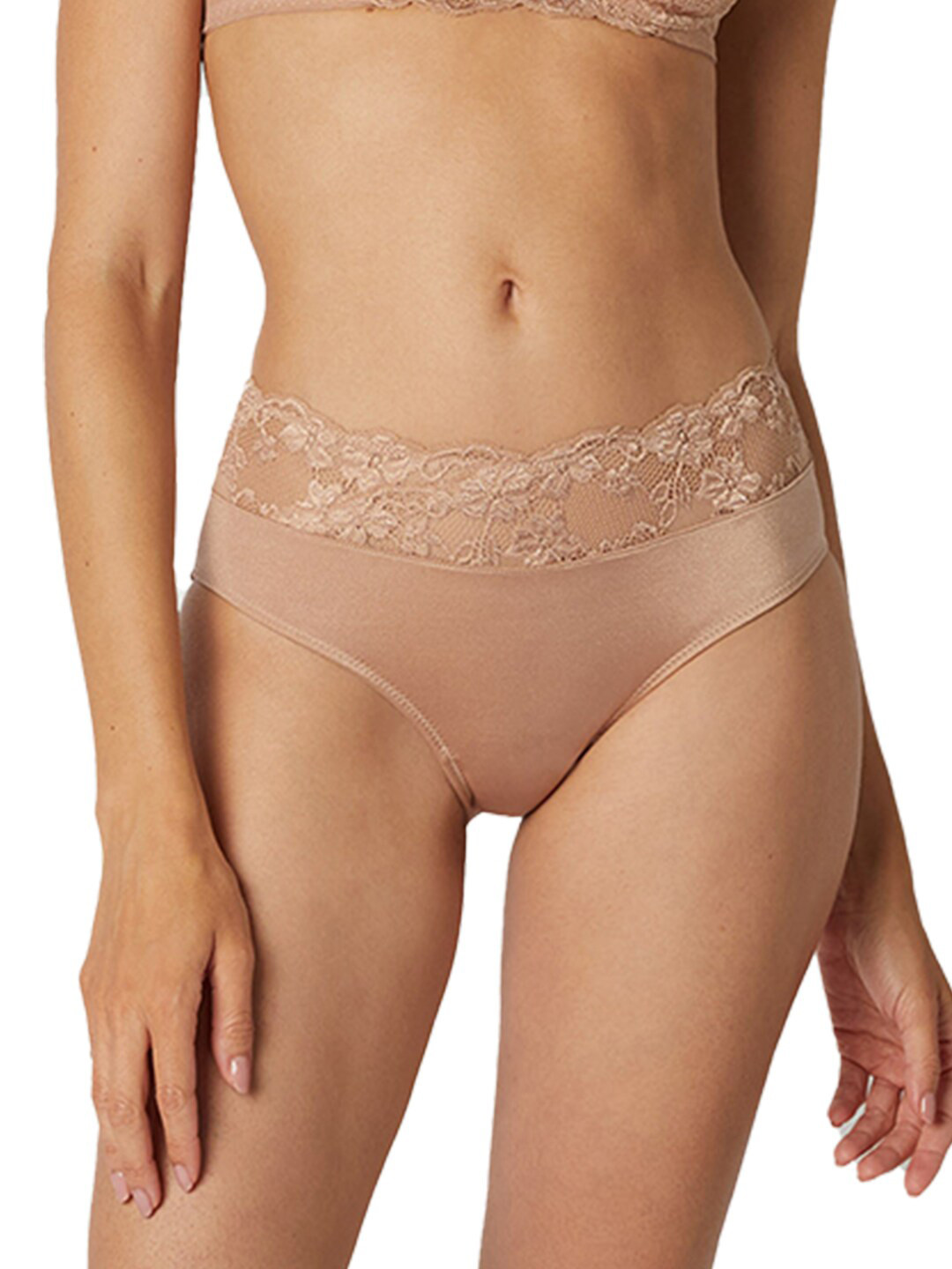 

YAMAMAY Women Self-Design High-Rise Basic Briefs, Brown
