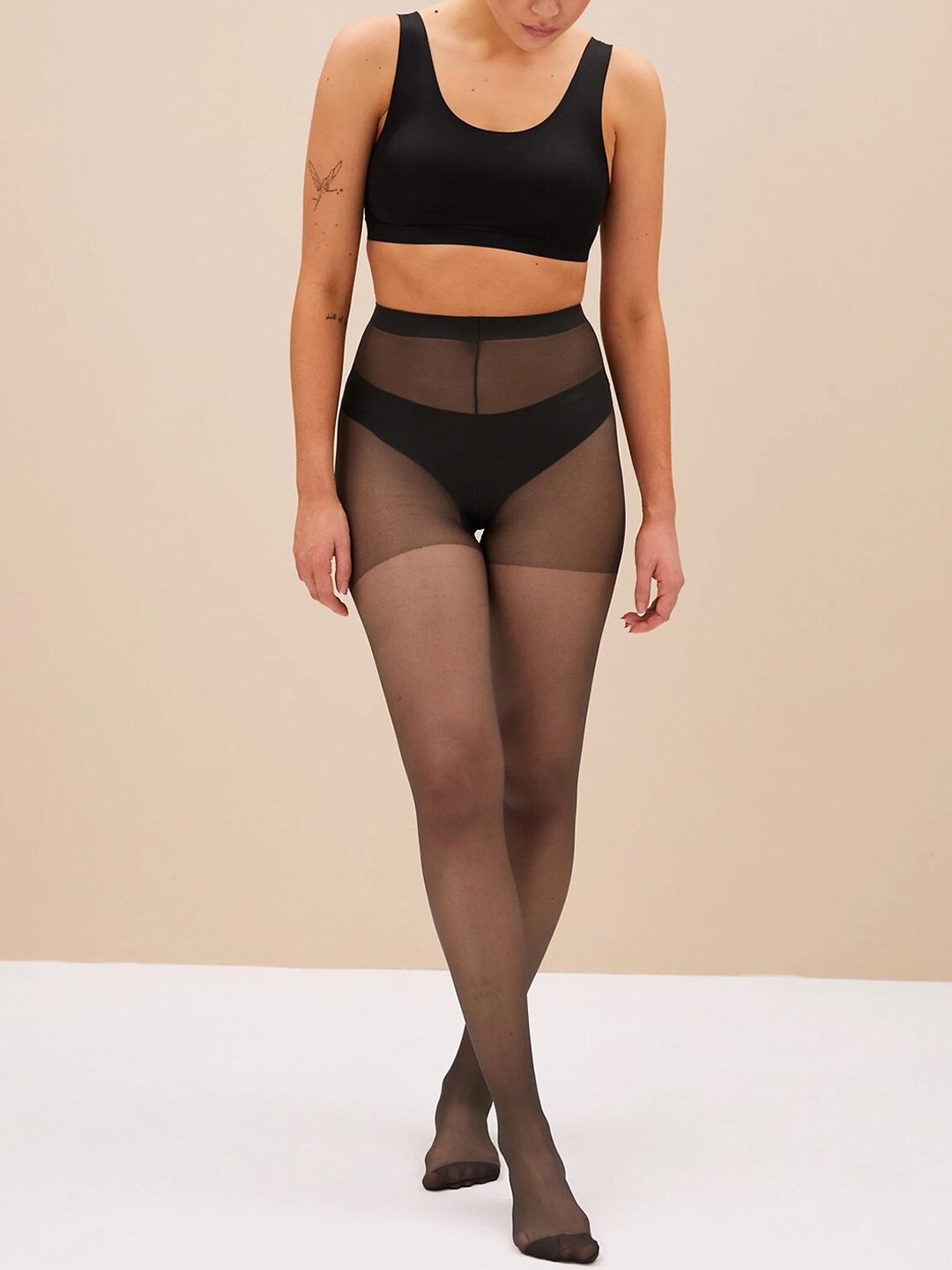 

Marks & Spencer Women Sheer Stockings, Black