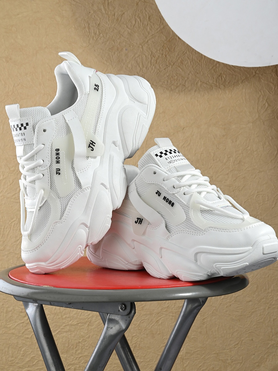 

Roadster Women Self-Design walking Sports Shoes, White