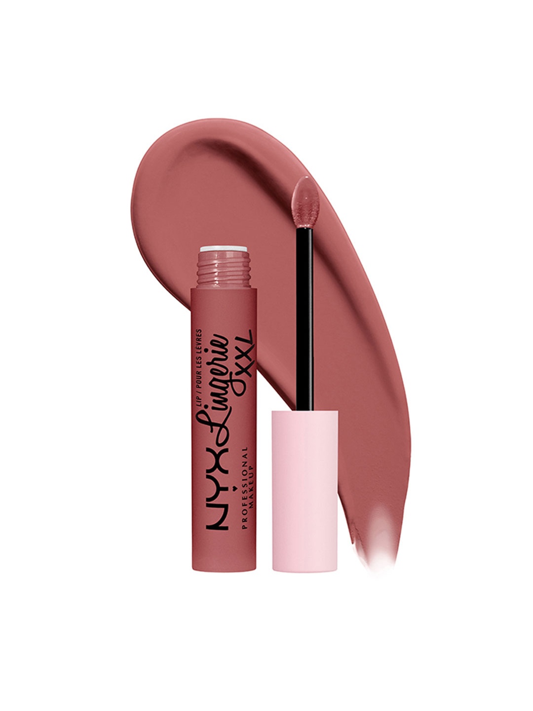 

NYX PROFESSIONAL MAKEUP Lip Lingerie XXL Matte Liquid Lipstick 4ml - Stripd Down 05, Nude